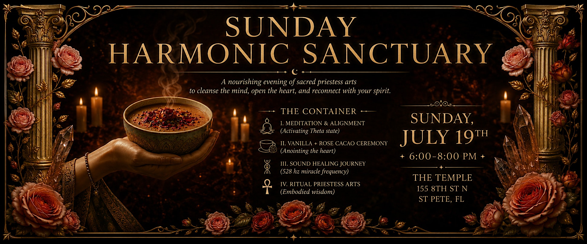 Sunday Harmonic Sanctuary at 155 8th St N – St. Petersburg, FL
