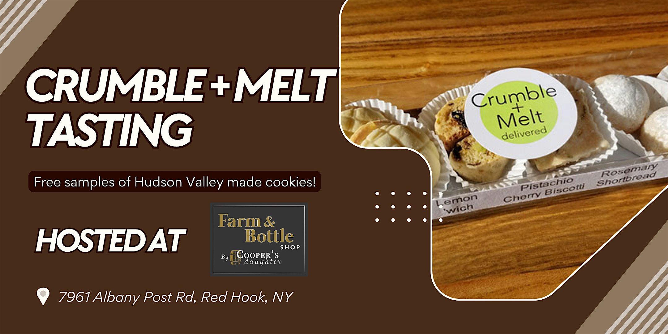 Tasting with Crumble + Melt at Cooper’s Daughter Farm and Bottle Shop! at Farm & Bottle Shop By Cooper’s Daughter – Red Hook, NY
