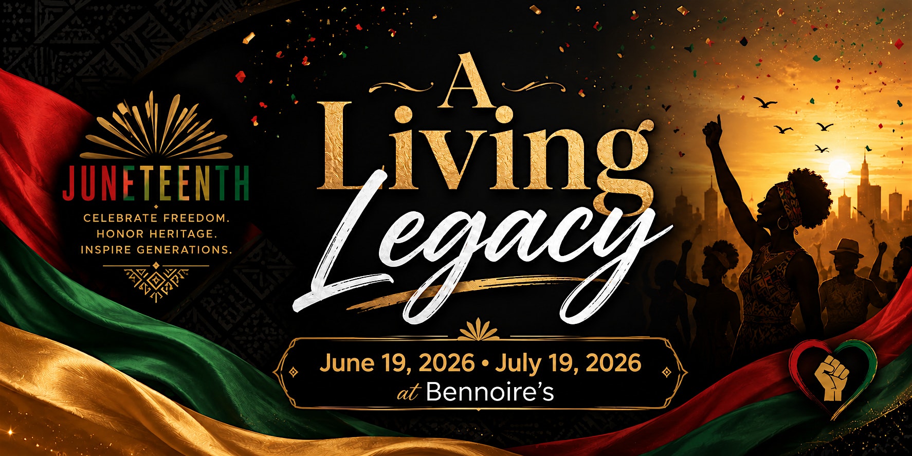 2026 Juneteenth Celebration: A Living Legacy at Bennoire’s at Bennoires – Jacksonville, FL