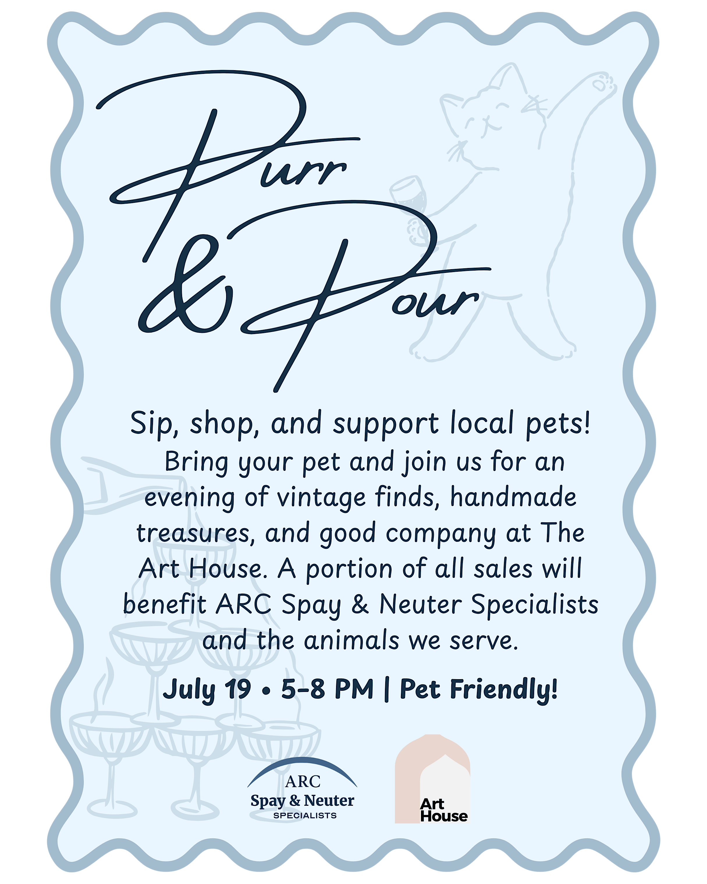 Purr & Pour at Art House – Bradenton, FL