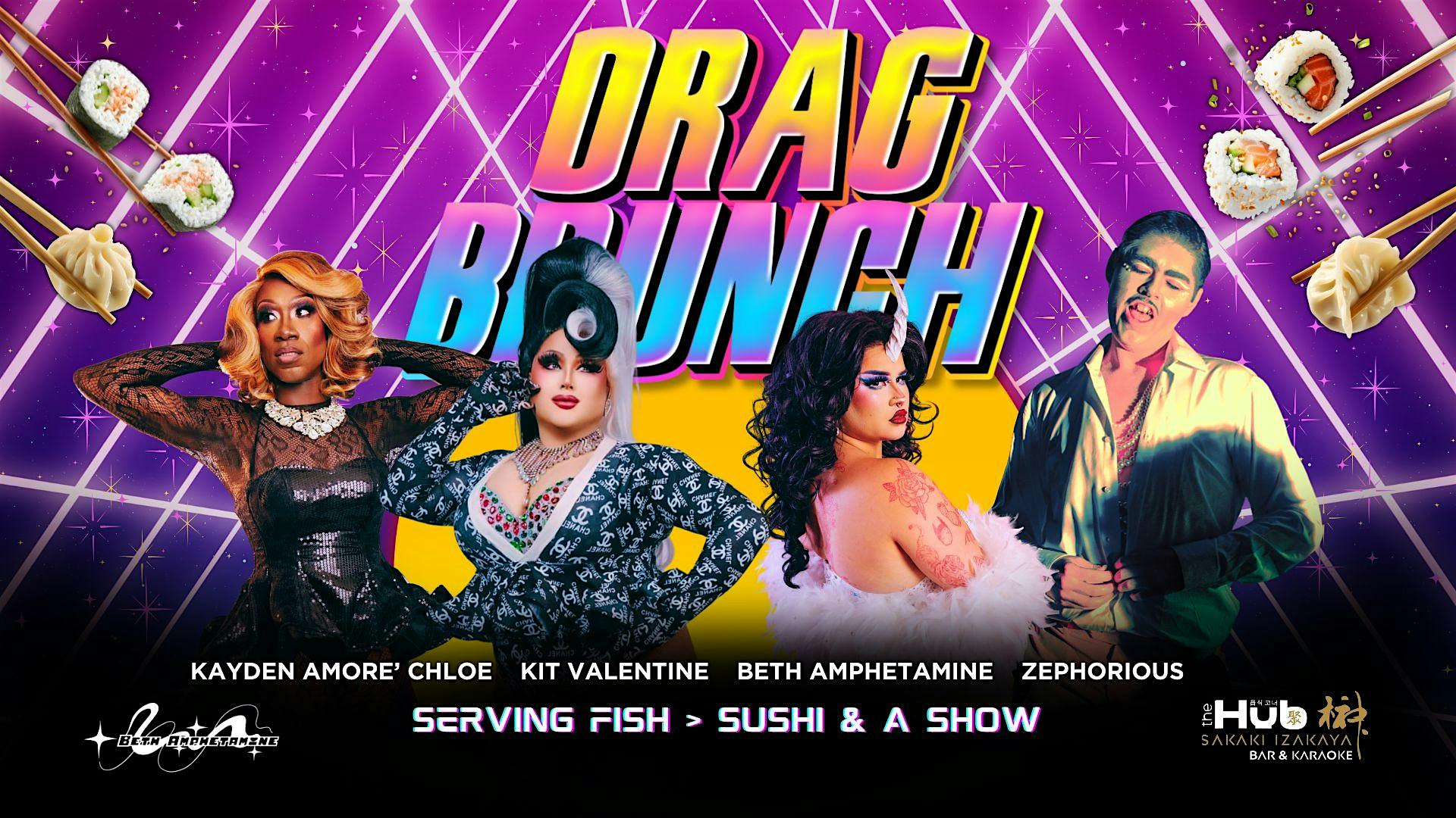 Drag Brunch at The Hub at The Hub Sakaki Izakaya Bar and Karaoke – Catonsville, MD