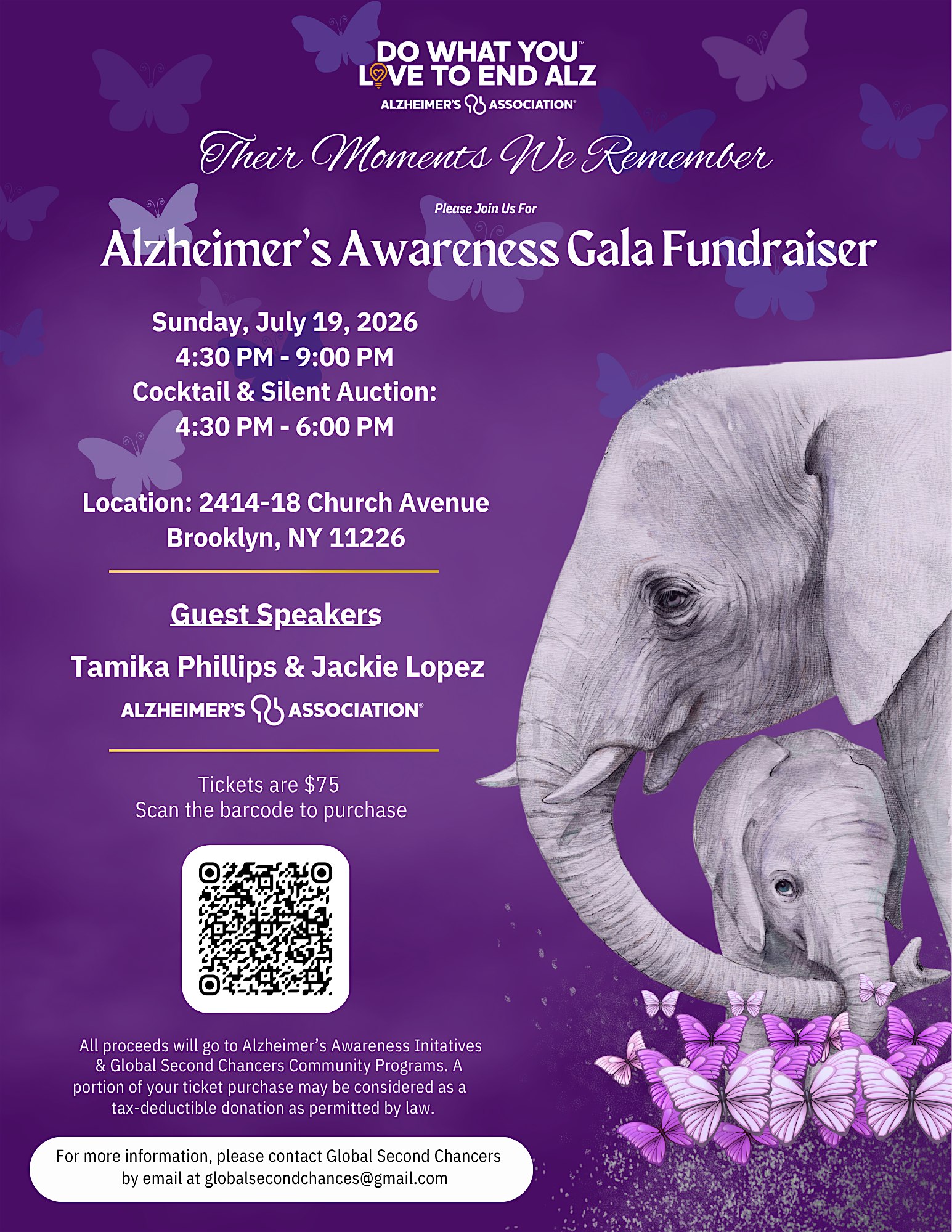 Their Moments We Remember Alzheimer Awareness Fundraiser at Goshen Temple of Seventh-day Adventists – Brooklyn, NY