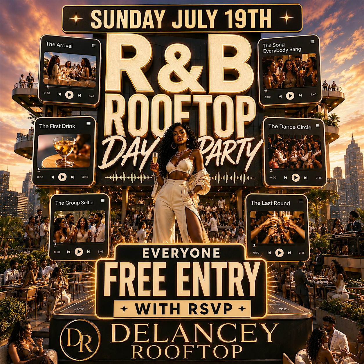 R&B Rooftop Day Party at Delancey Rooftop at The Delancey – New York, NY