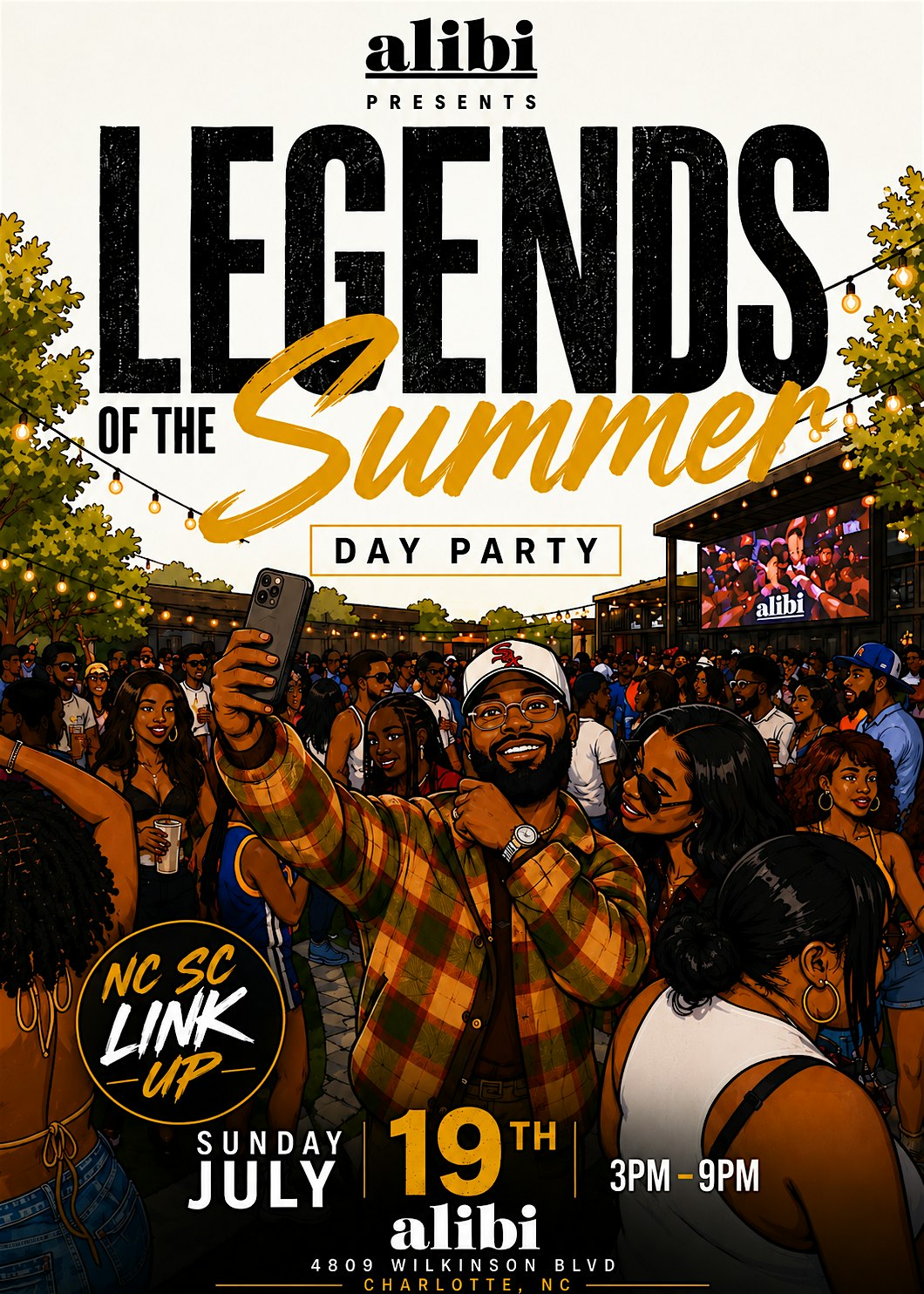 Legends of the Summer Day Party 2nd batch at 4809 Wilkinson Blvd – Charlotte, NC