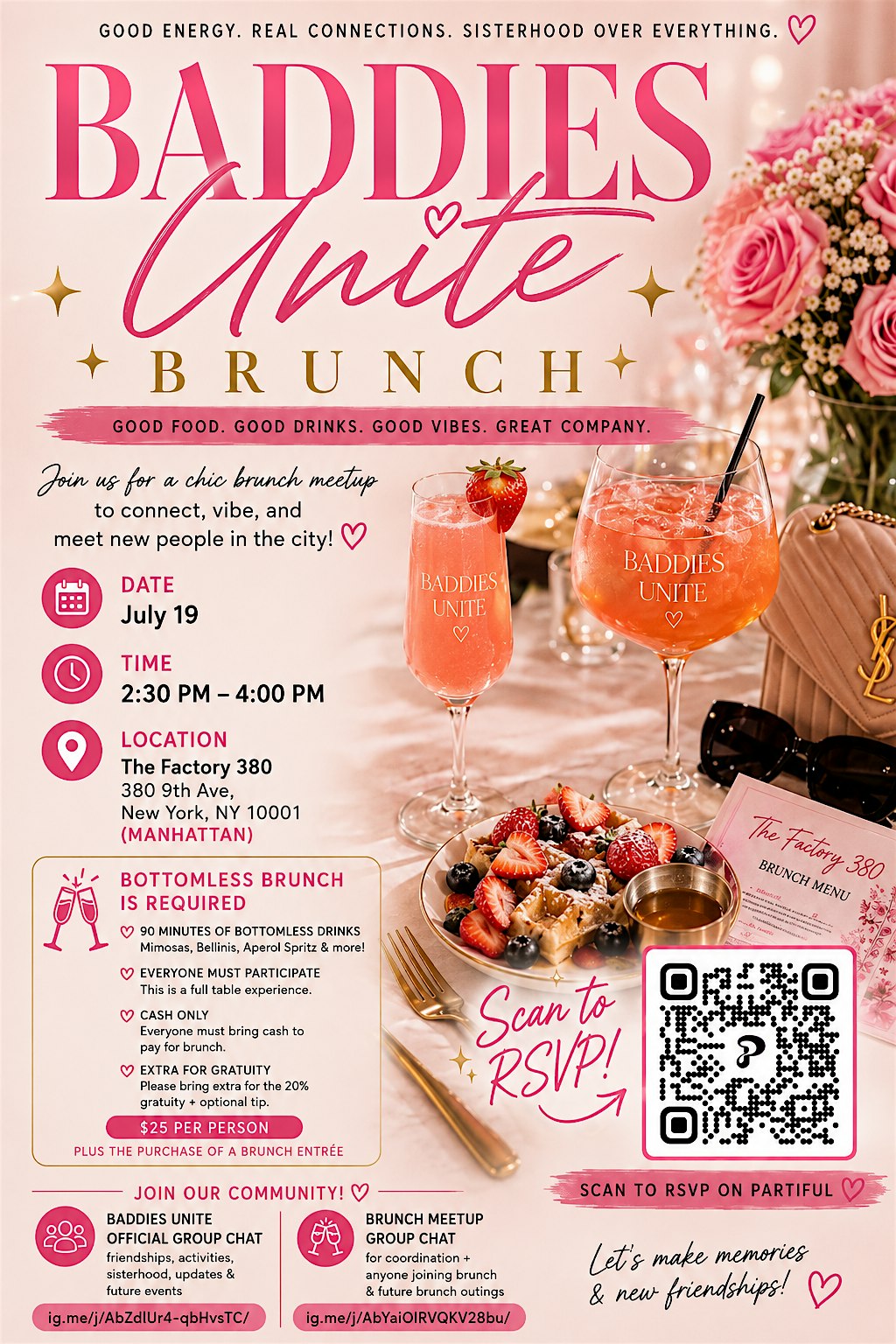 Baddies Unite Brunch ✨ at The Factory 380 – New York, NY