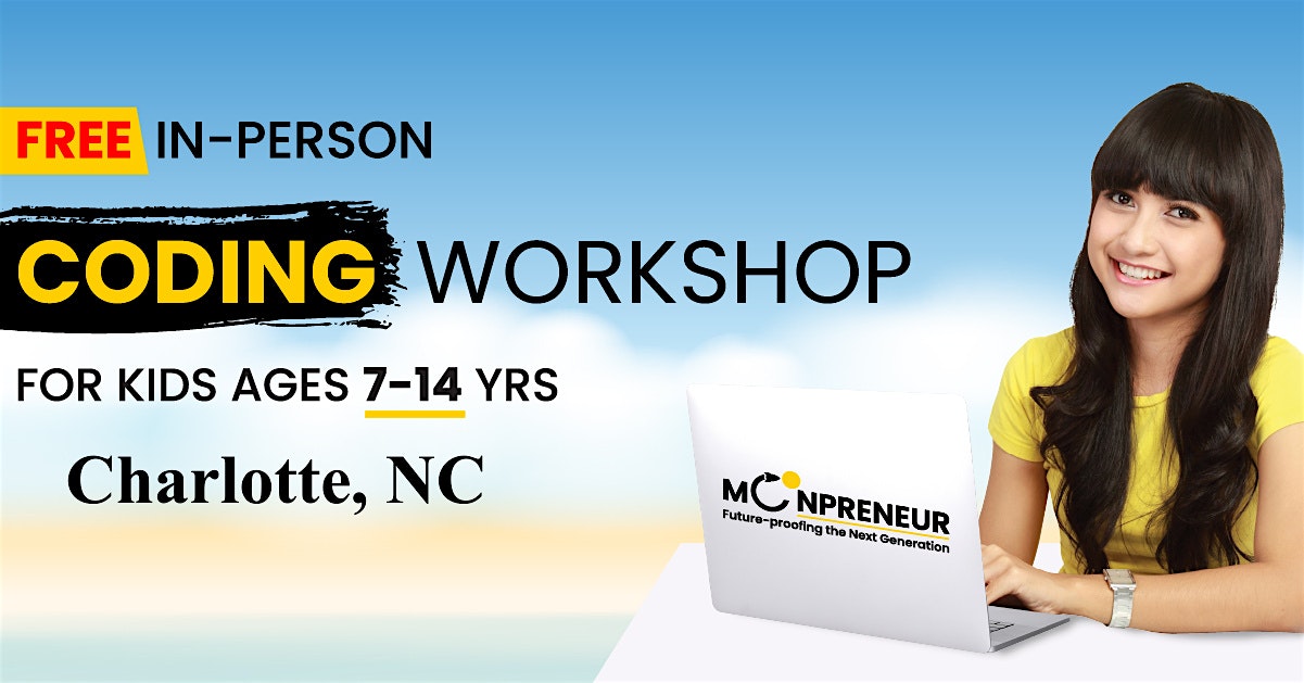 Free In-person Coding Class in Charlotte, NC For Kids Ages 7-14 Years at Holiday Inn Express & Suites Charlotte Airport by IHG – Charlotte, NC