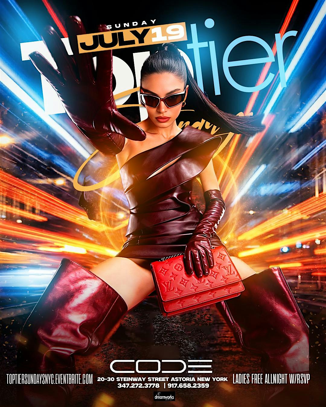 TOP TIER SUNDAY CANCER TAKE OVER (ladies free w rsvp) at Code Astoria – Queens, NY