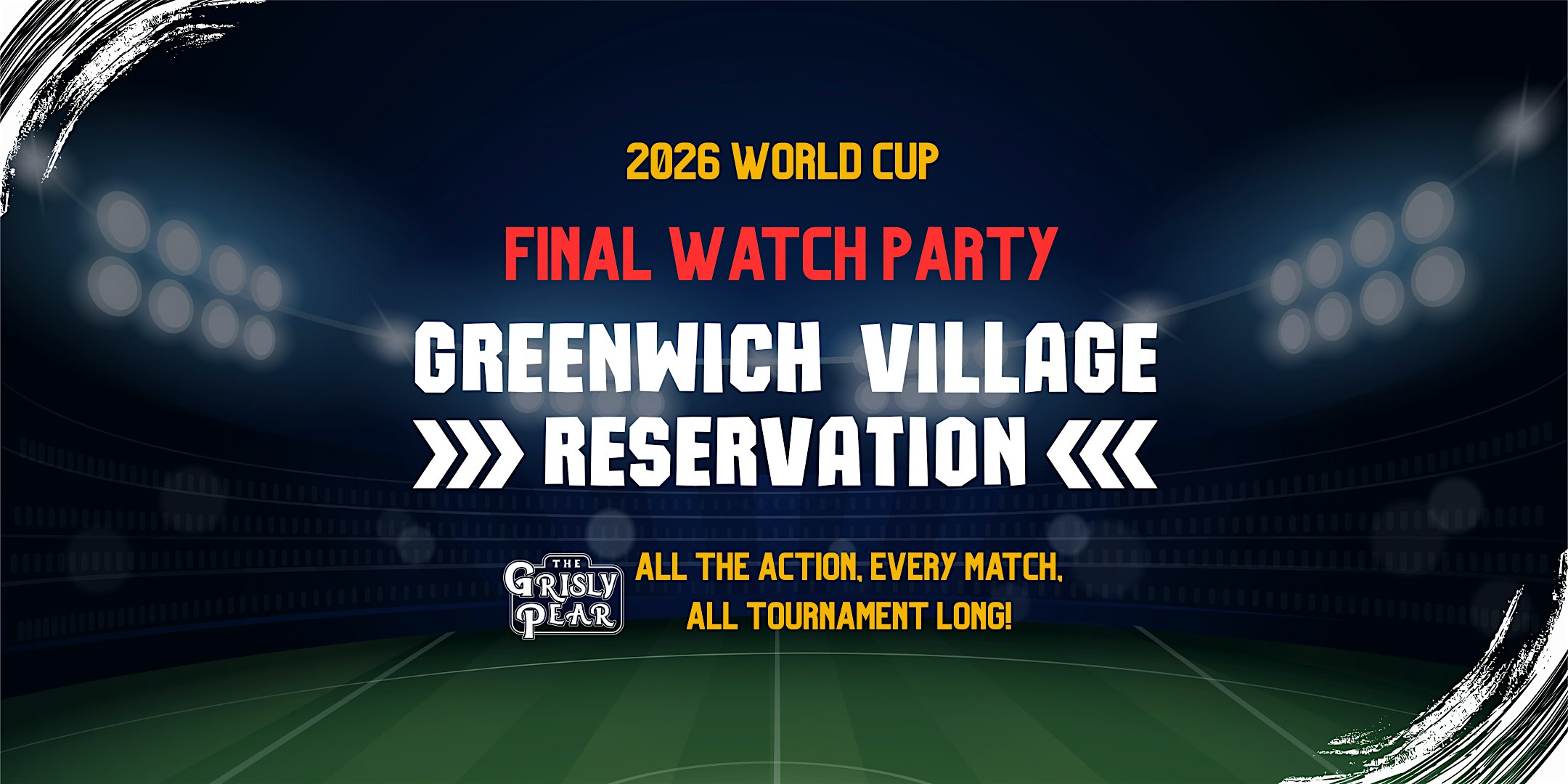World Cup Final Watch Party @GP Greenwich Village at The Grisly Pear – Greenwich Village – New York, NY