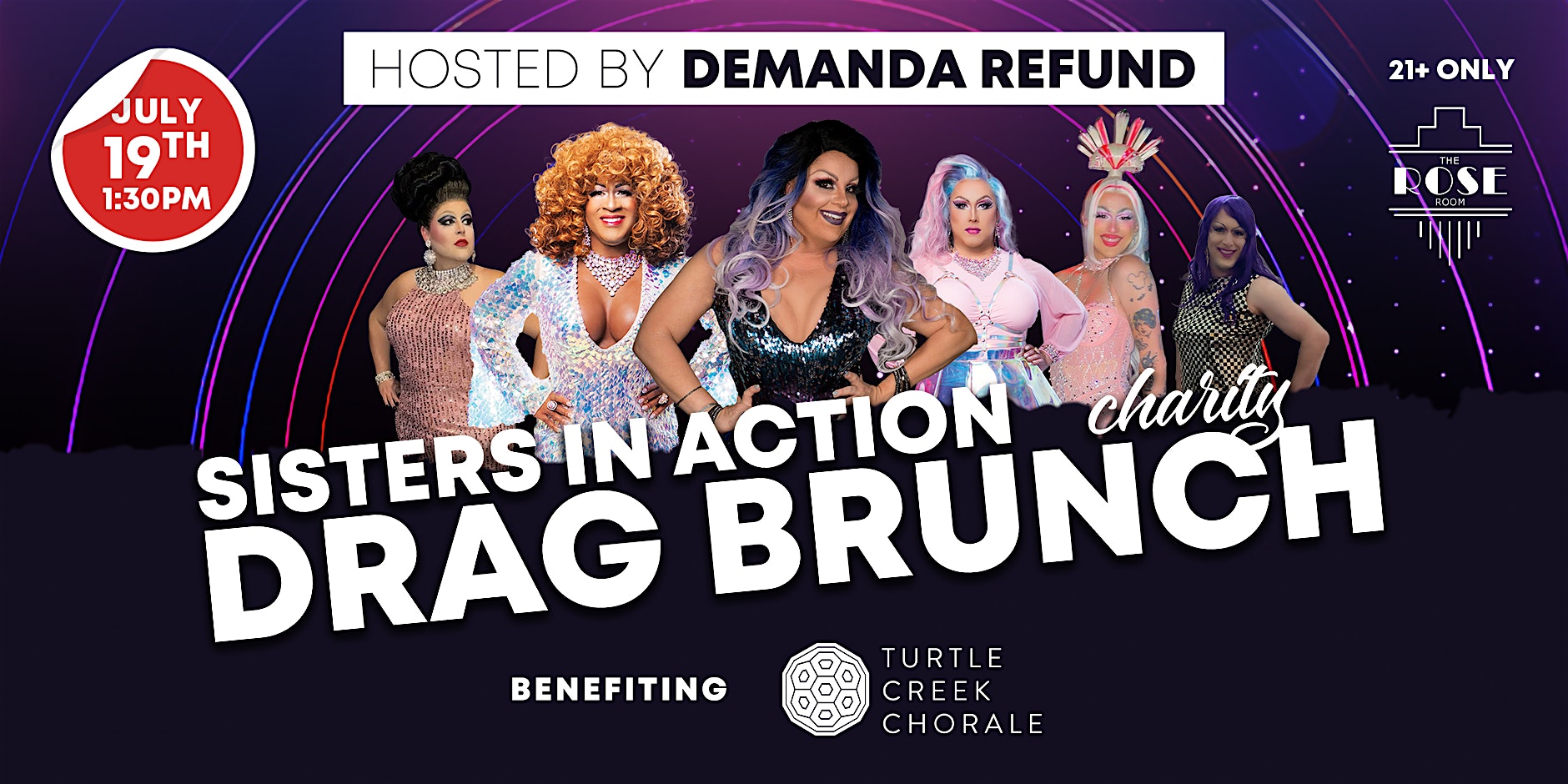 Sisters in Action Charity Drag Brunch – July 19 2026 at Station 4 – Dallas, TX