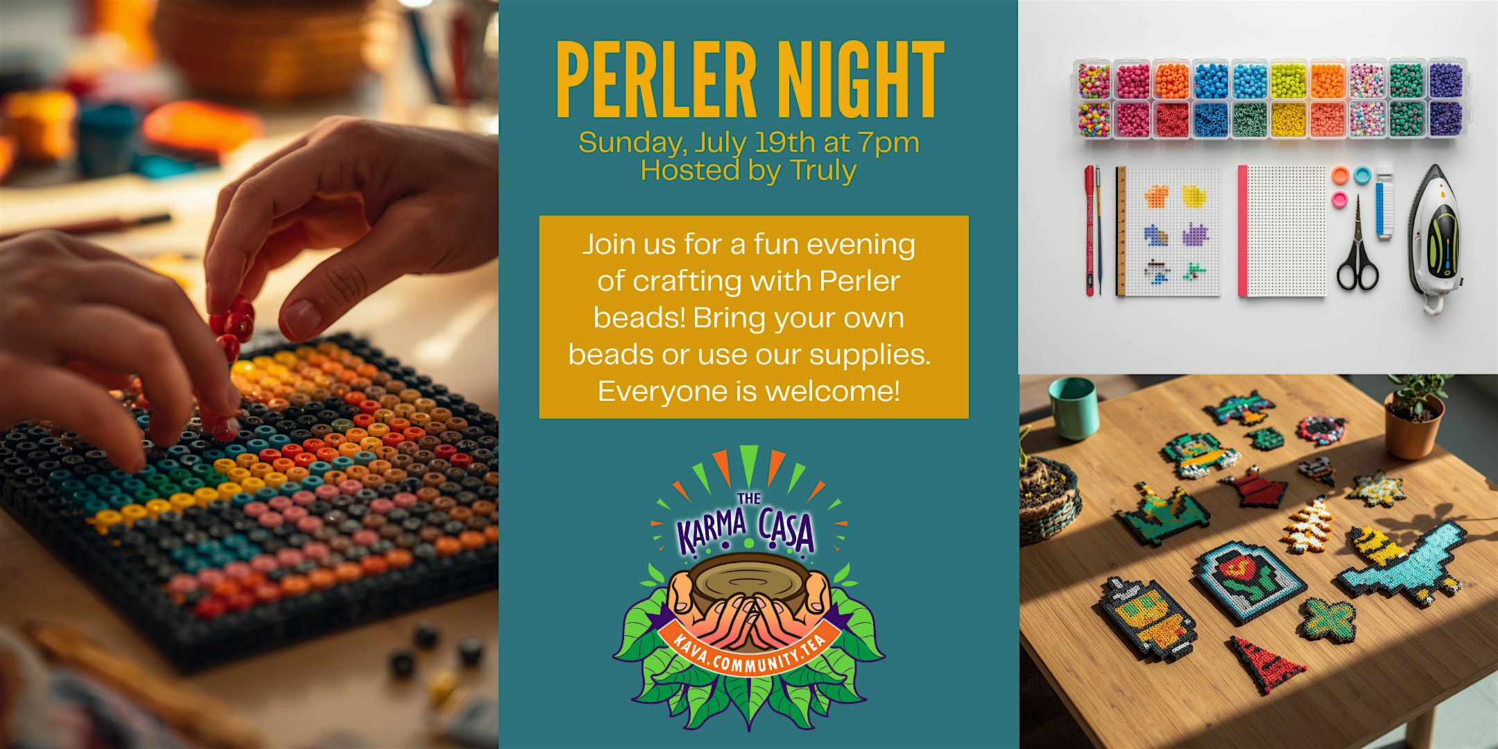 Perler Party at The Karma Casa – Kava Bar – Golden, CO