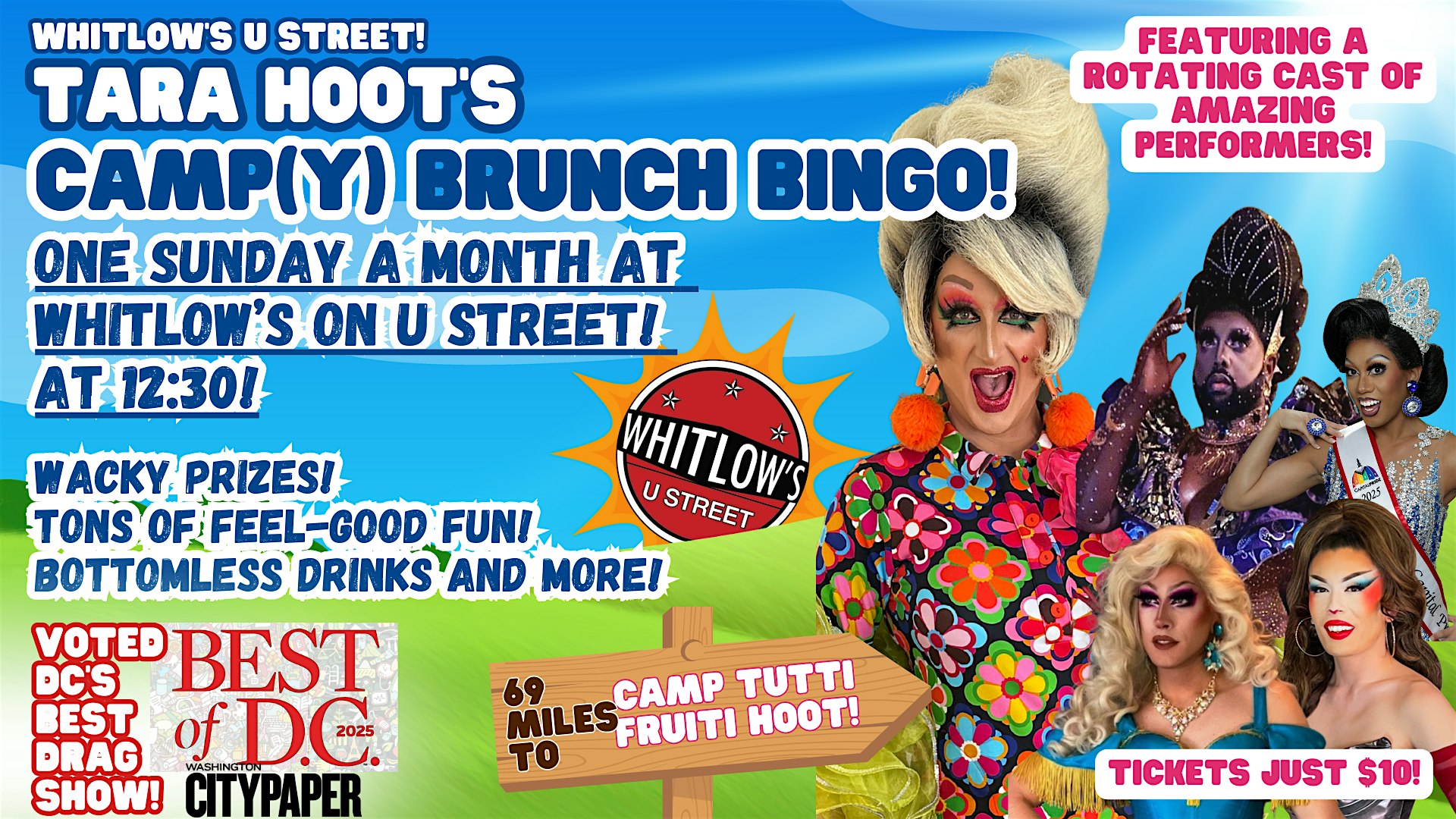 Tara Hoot’s Camp(y) Bingo Brunch at 901 U Street Northwest, Washington, DC, USA – Washington, DC