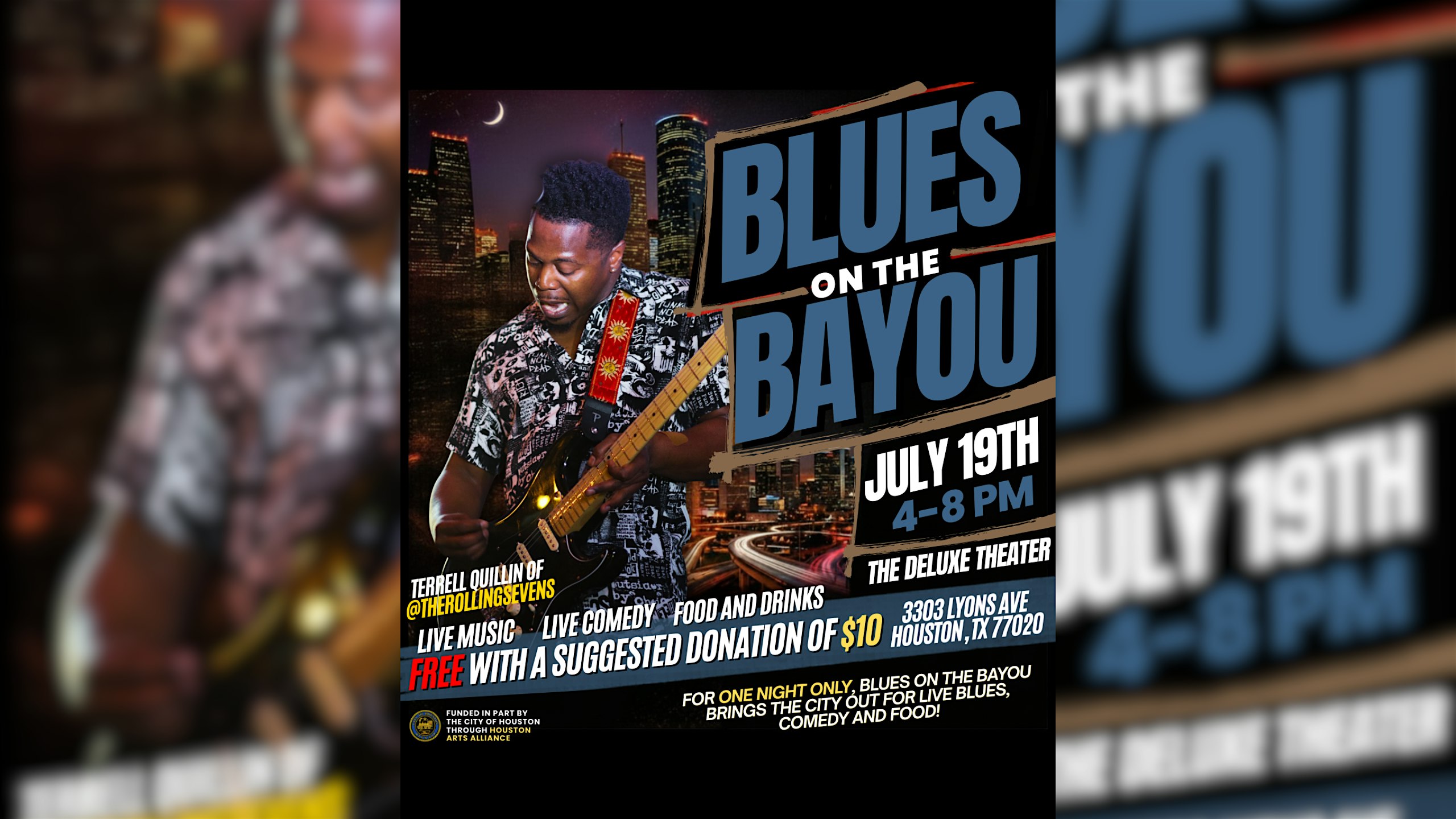 Blues On The Bayou at The DeLuxe Theater – Houston, TX