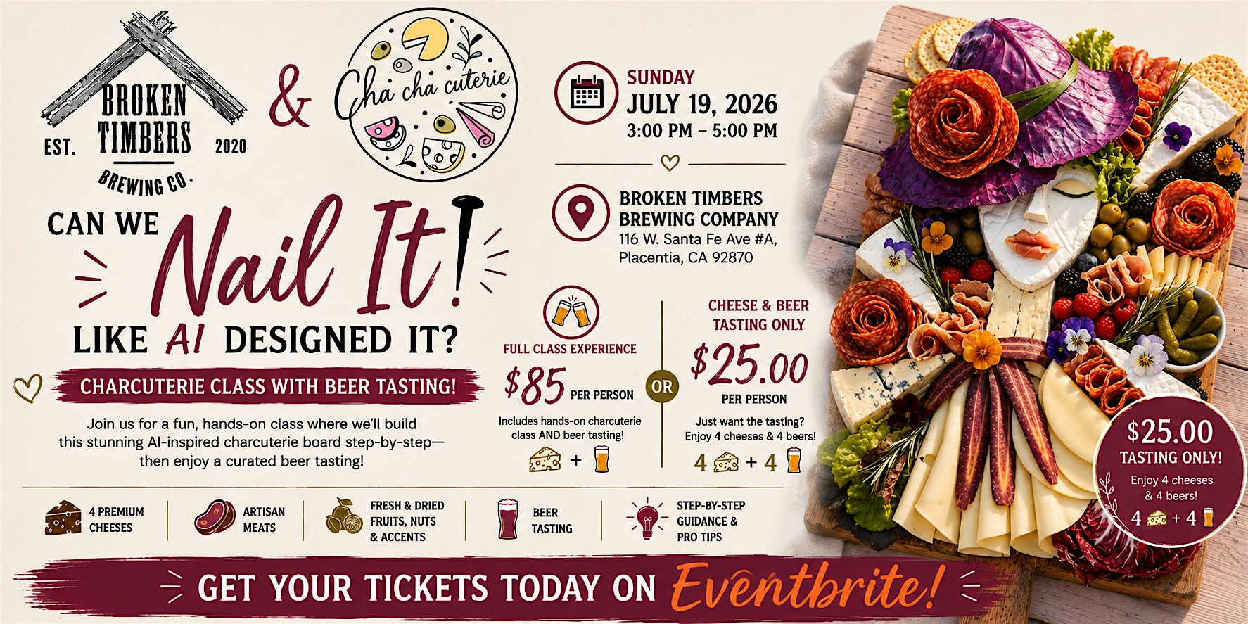 Can We Nail It Like AI Designed It? at Broken Timbers Brewing Company – Placentia – Placentia, CA
