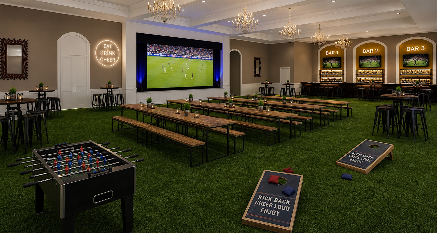 Watch Party! The Final Match @ Venetian Champions Club at Fairmont Dallas, North Akard Street, Dallas, TX, USA – Dallas, TX