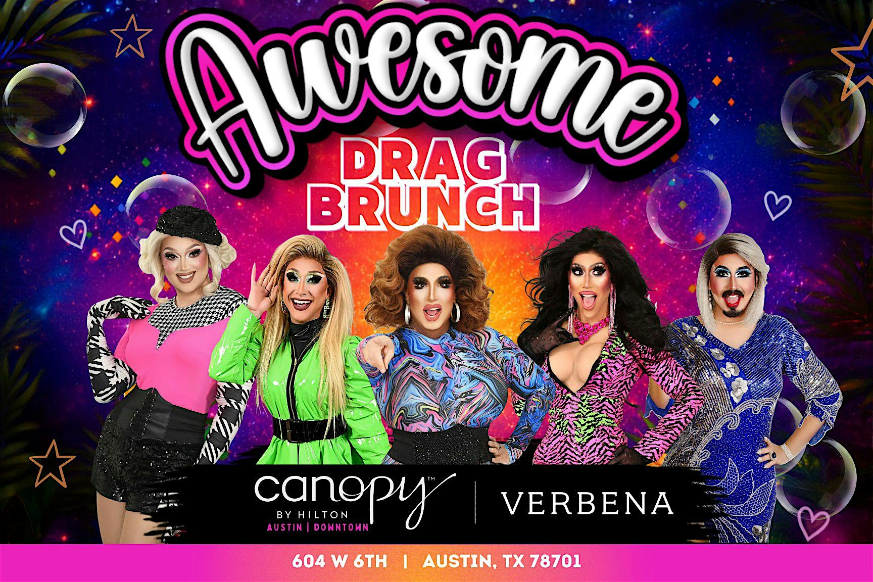 Awesome Drag Brunch at Verbena Food & Drink – Austin, TX