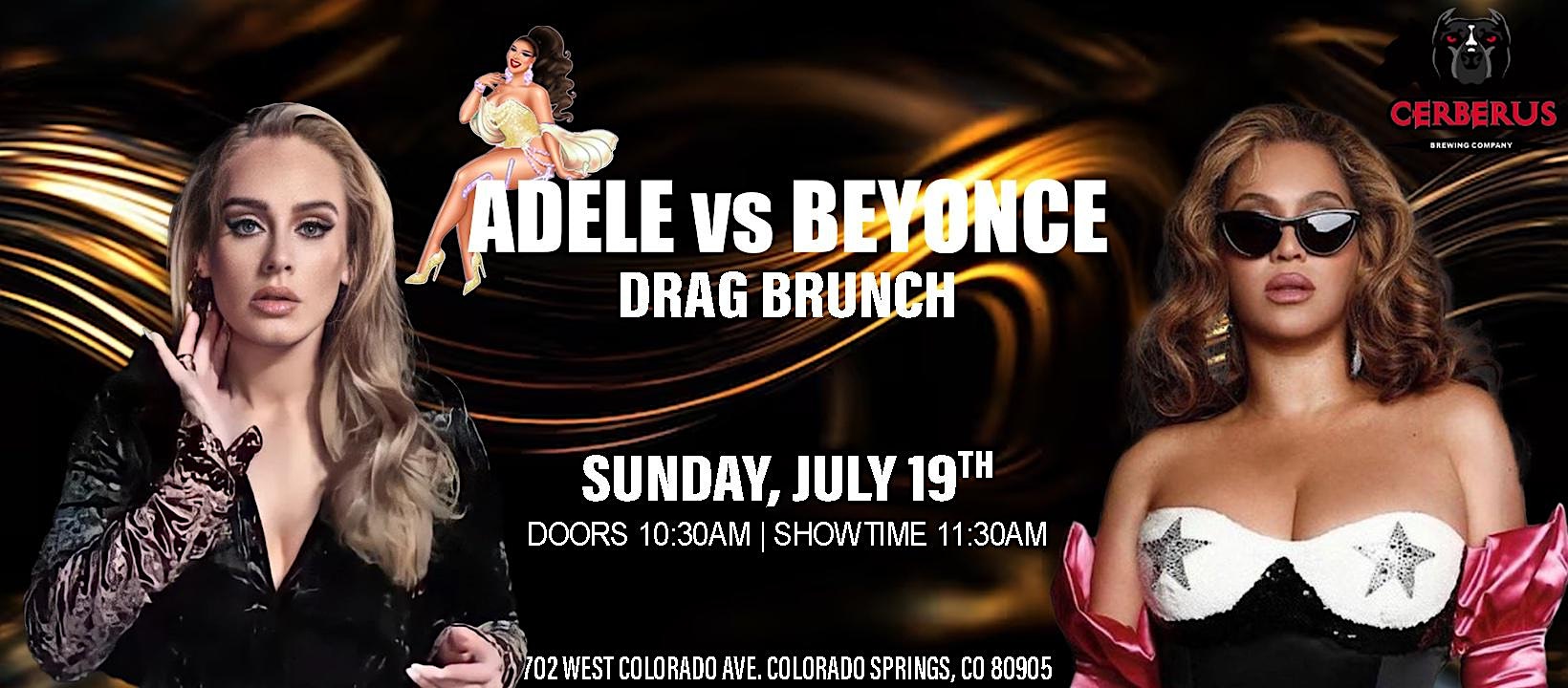 Adele vs. Beyonce Drag Brunch at Cerberus Brewing Company – Colorado Springs, CO