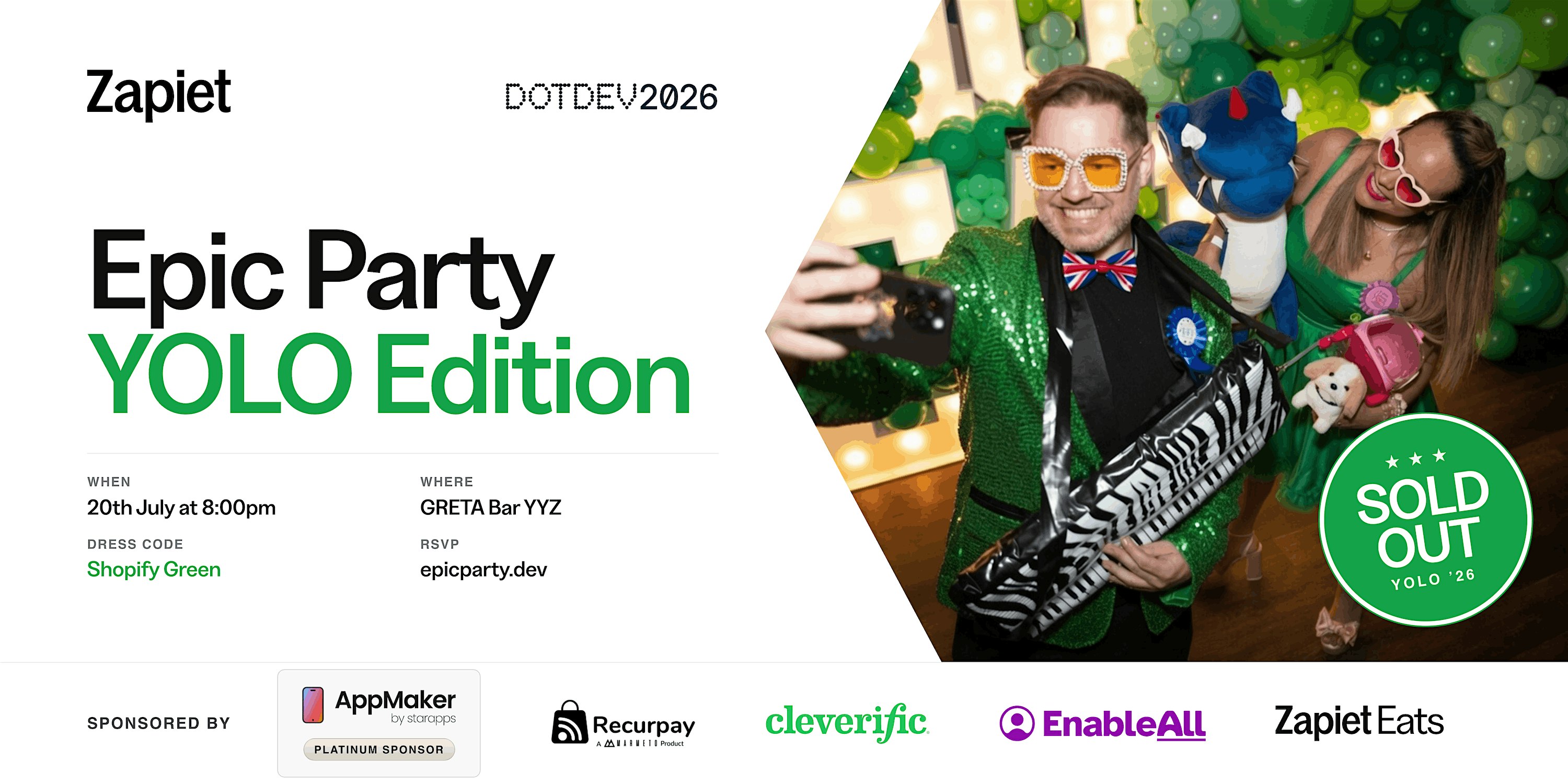 The Epic Party: YOLO Edition at GRETA Bar YYZ – Toronto, Canada