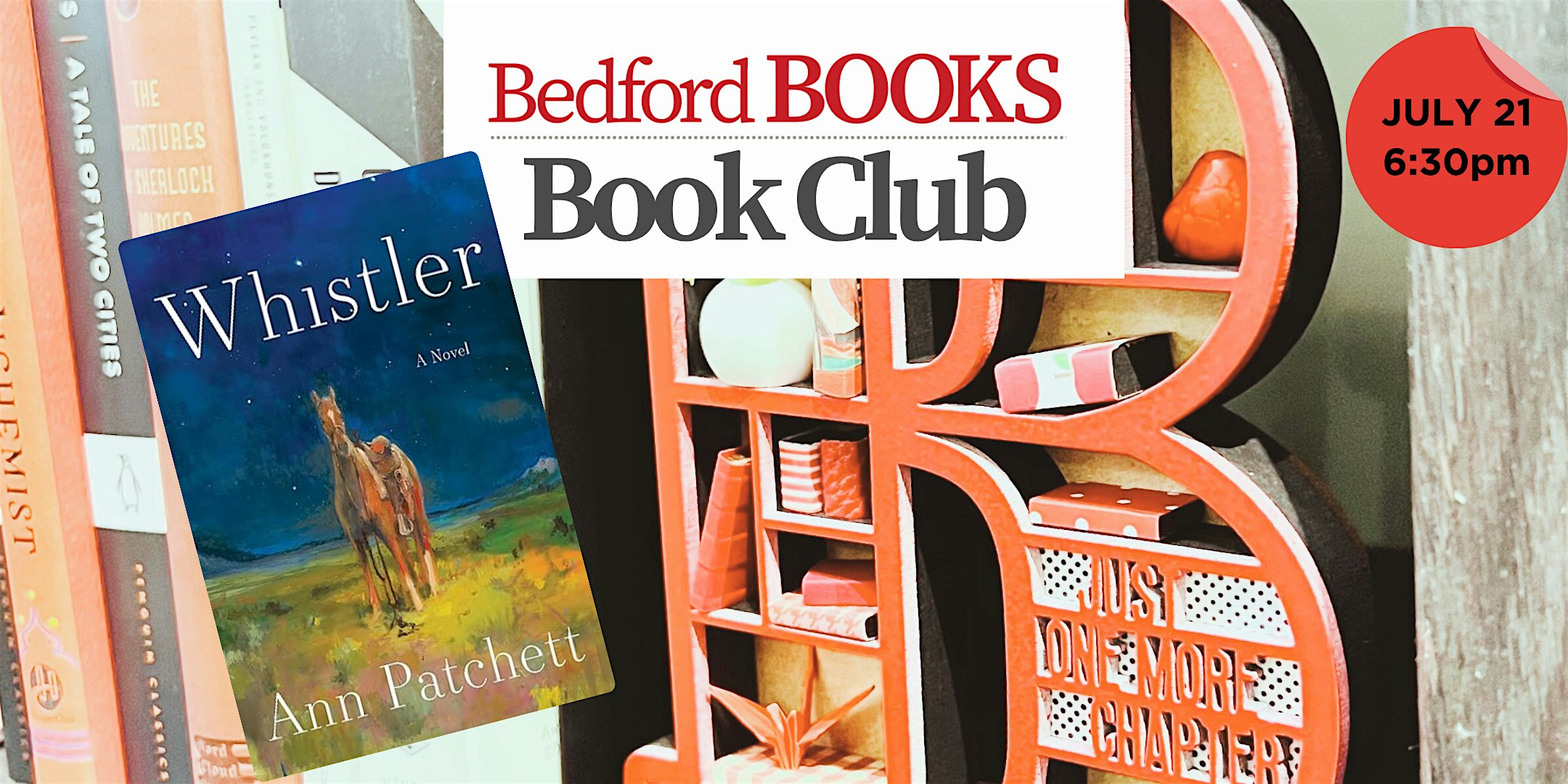 July 2026 Book Club at Bedford Books – Bedford, NY