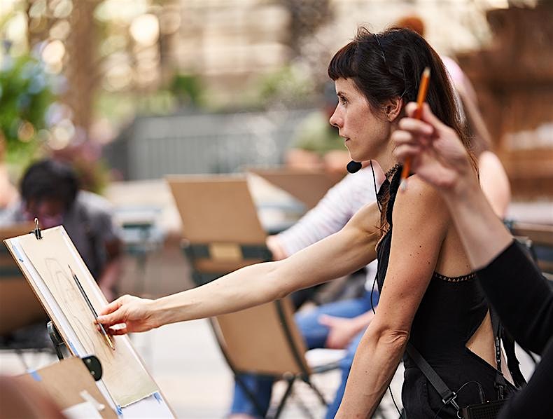Art Cart Workshop: Portrait Drawing at Bryant Park – New York, NY