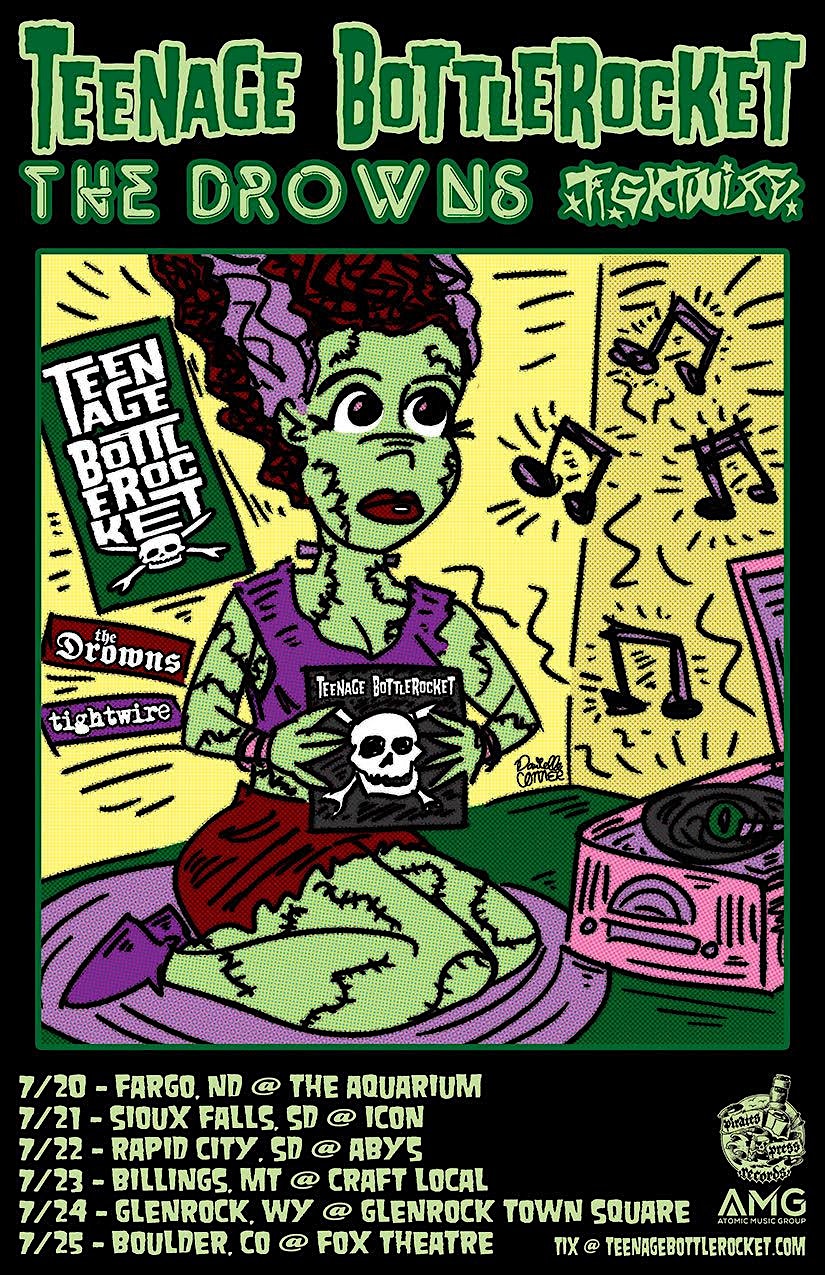 Teenage Bottlerocket w/The Drowns & Tightwire at 2501 Montana Ave – Billings, MT