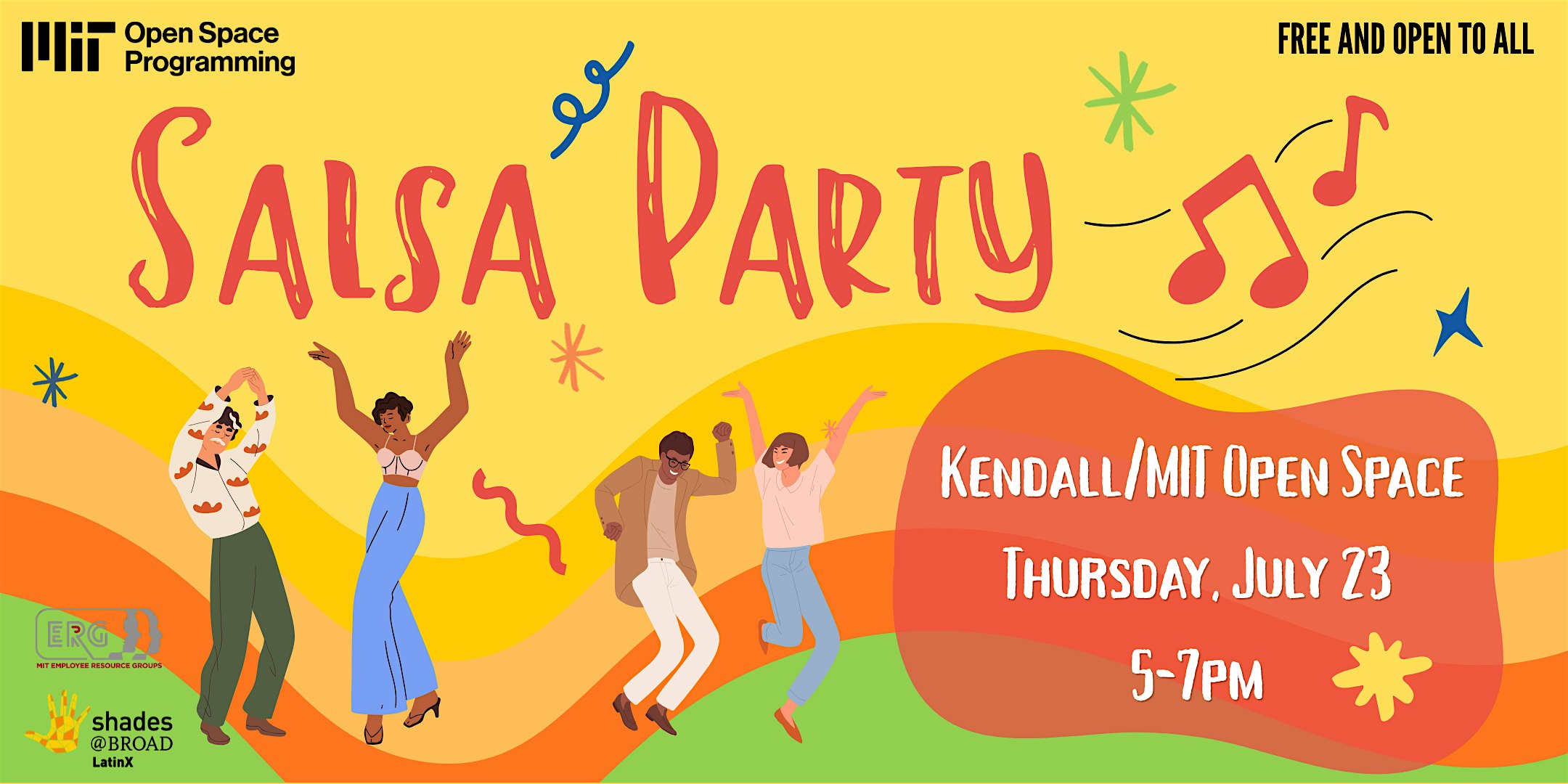 Salsa Party at Kendall/MIT Open Space – Cambridge, MA