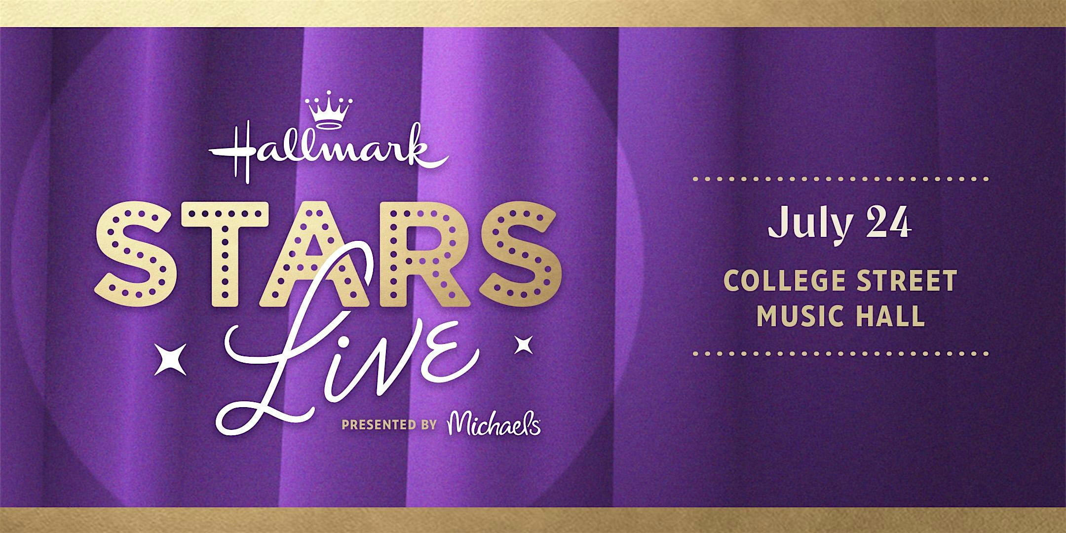 Hallmark Stars Live – Presented by Michaels at College Street Music Hall – New Haven, CT