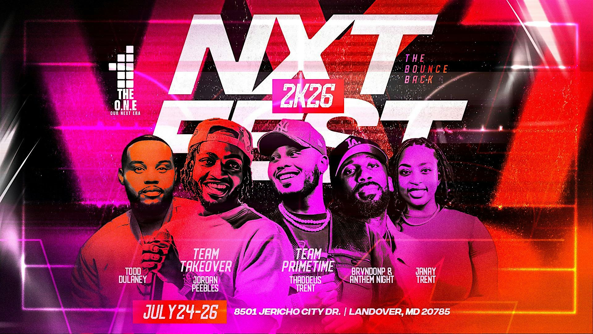 NXTFEST 2K26: THE BOUNCE BACK at 8501 Jericho City Dr – Summerfield, MD