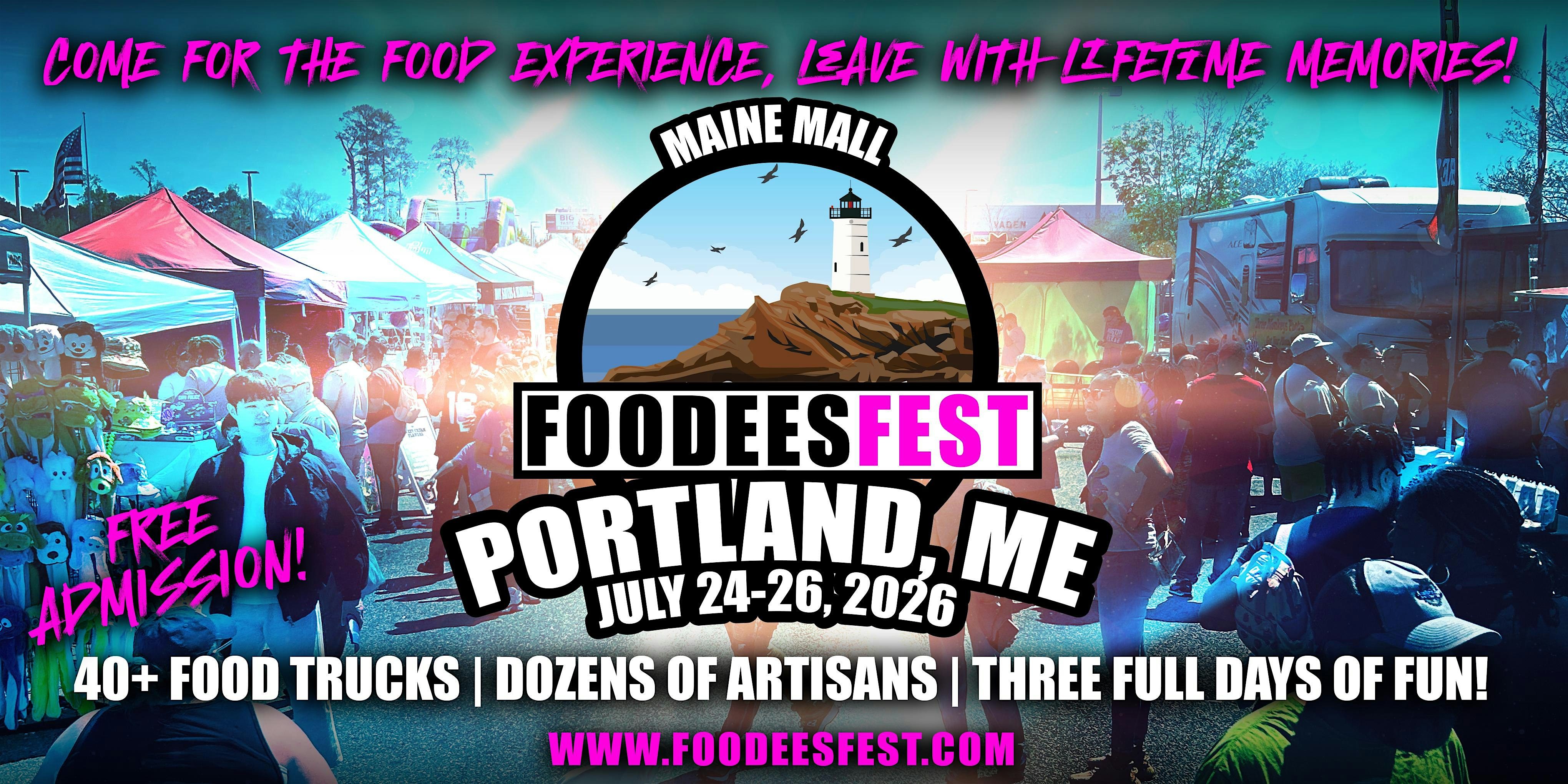 FOODEESFEST Portland, Maine (40+ food trucks and craft vendors!) at The Maine Mall – South Portland, ME