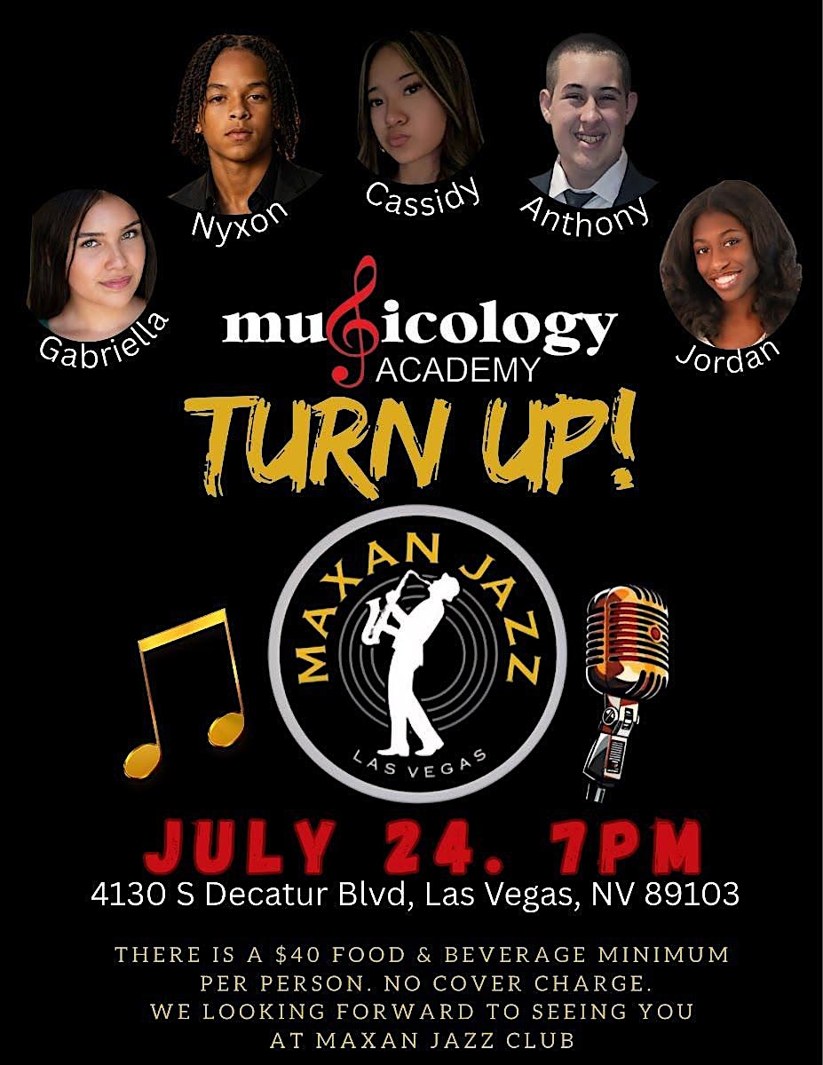 Musicology Turn Up live in Las Vegas at Maxan Jazz – Las Vegas, NV