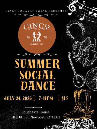 Cincy Country Swing Summer Social Dance at The Southgate House Revival – Sanctuary – Newport, KY