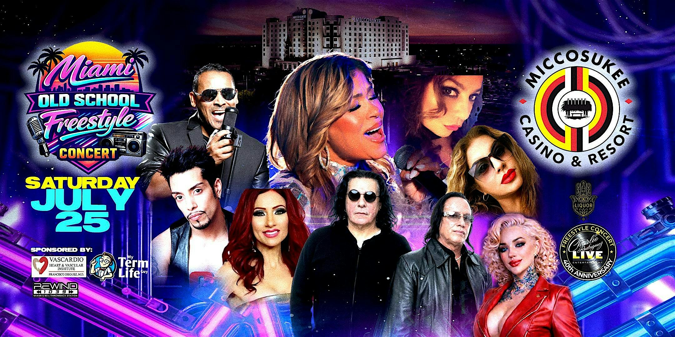 MIAMI OLD SCHOOL FREESTYLE CONCERT 2026 at Miccosukee Resort and Gaming – Miami, FL