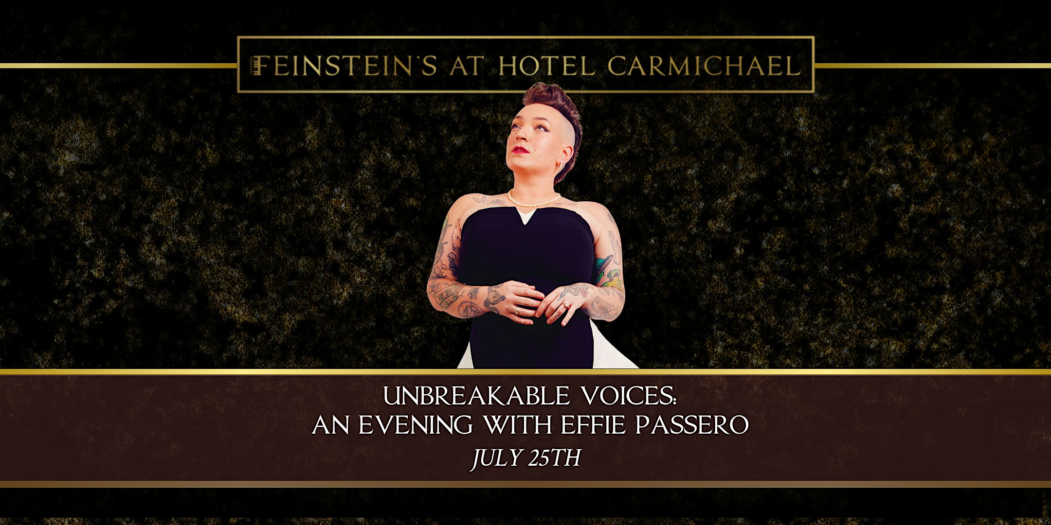 Unbreakable Voices: An Evening with Effie Passero at Feinstein’s at Hotel Carmichael – Carmel, IN