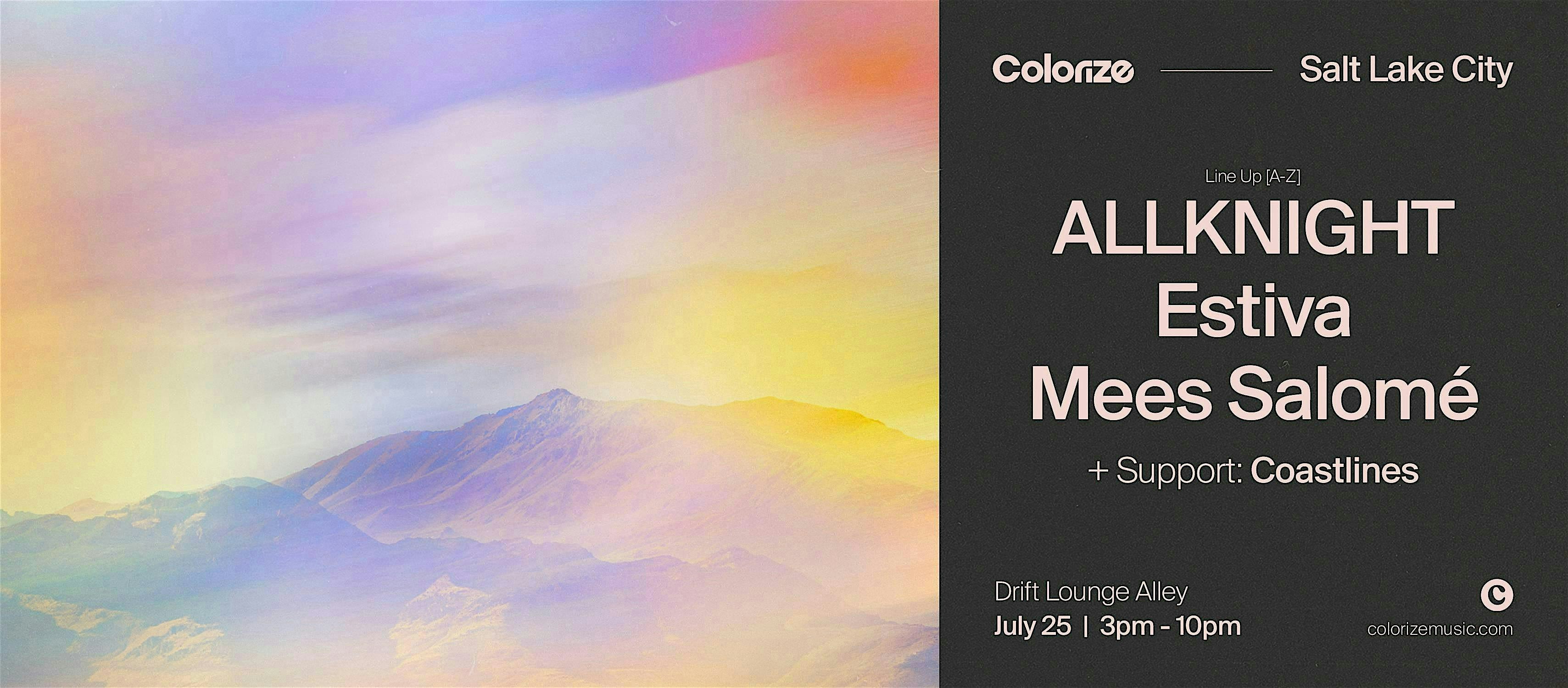 Colorize Salt Lake City at Drift Lounge at Woodbine – Salt Lake City, UT