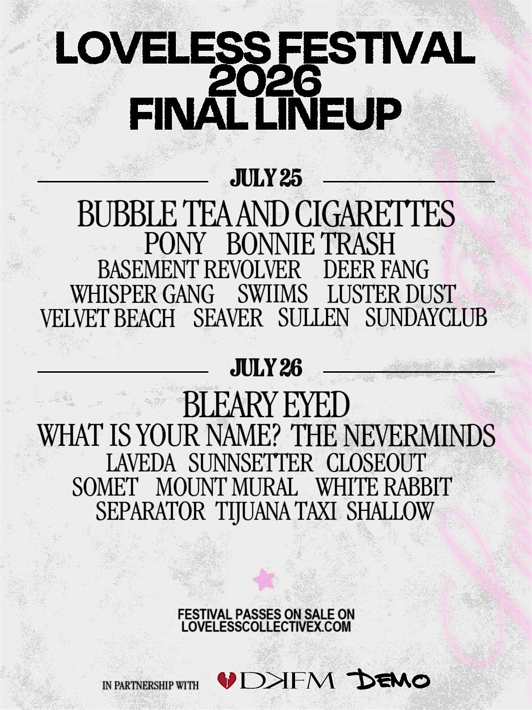 loveless festival 2026 at St.Stephen-In-The-Fields Church – Toronto, Canada