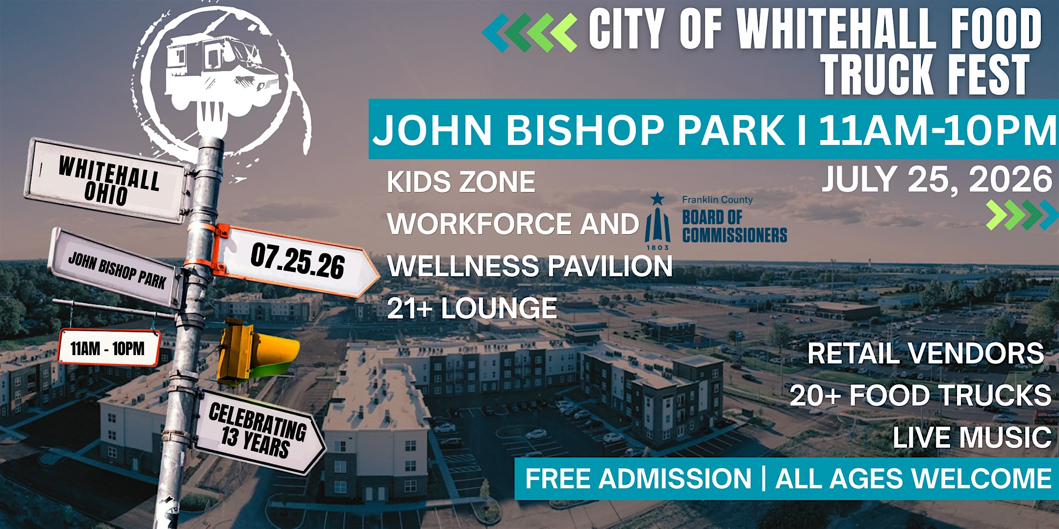 Whitehall Food Truck & Fun Fest at John Bishop Park – Whitehall, OH