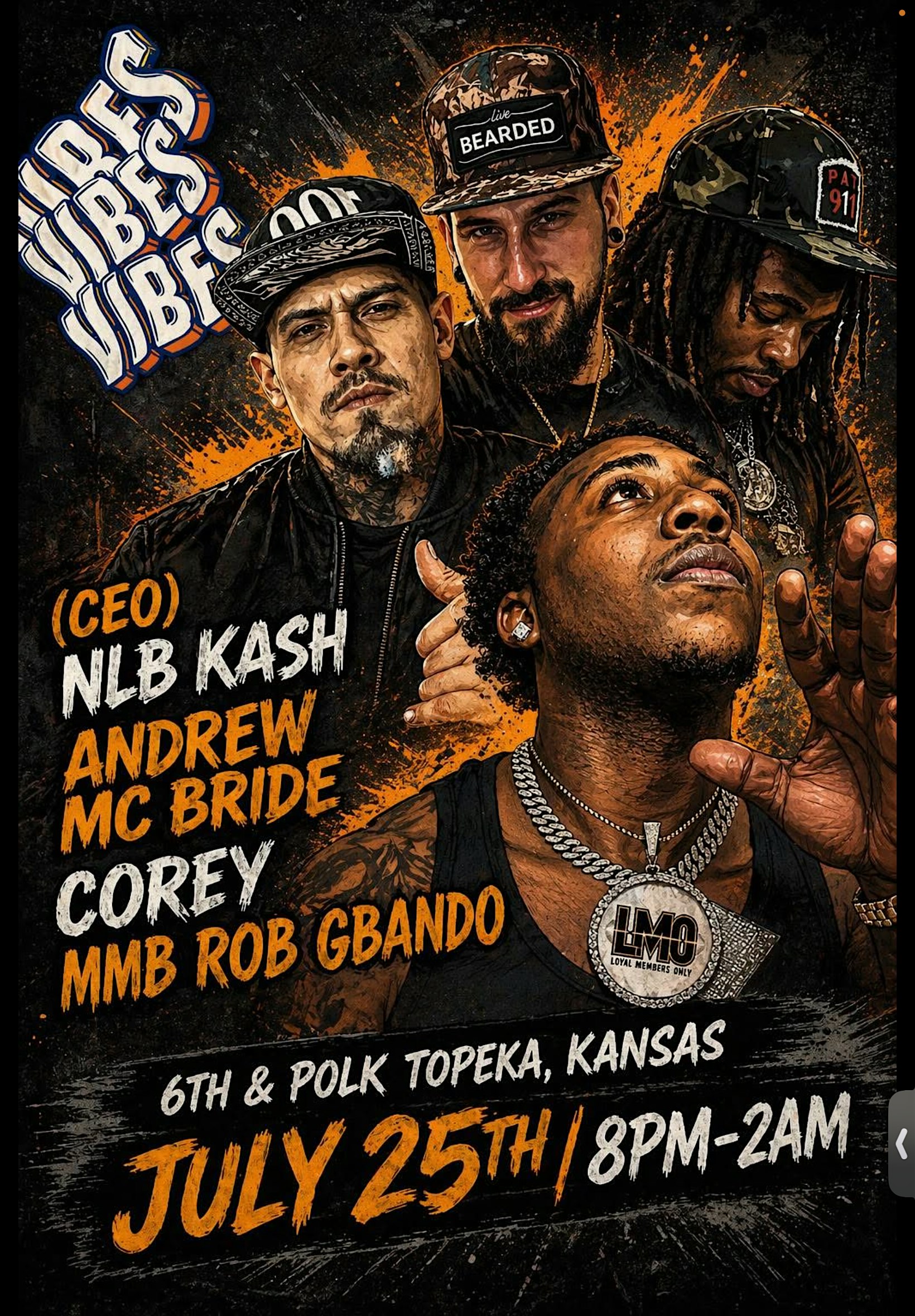 LMO Meets The Party Crasher In Topeka at 6th & Polk Music & Event Space – Topeka, KS