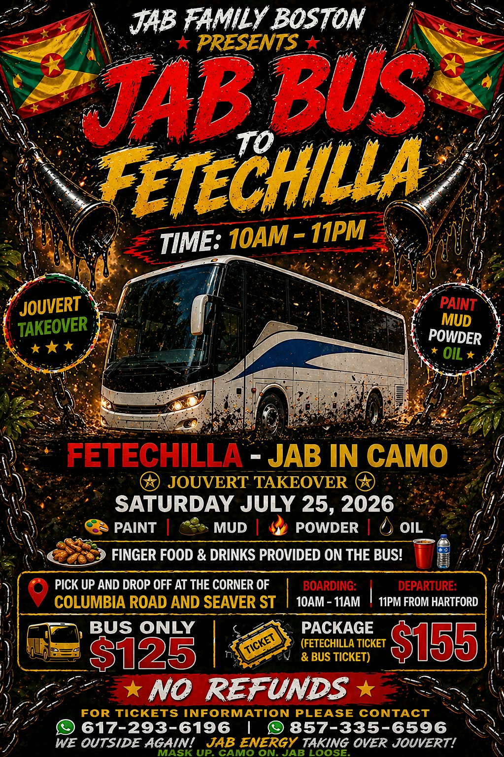 Jab Bus To Fetechilla at 3340 Main St – Hartford, CT