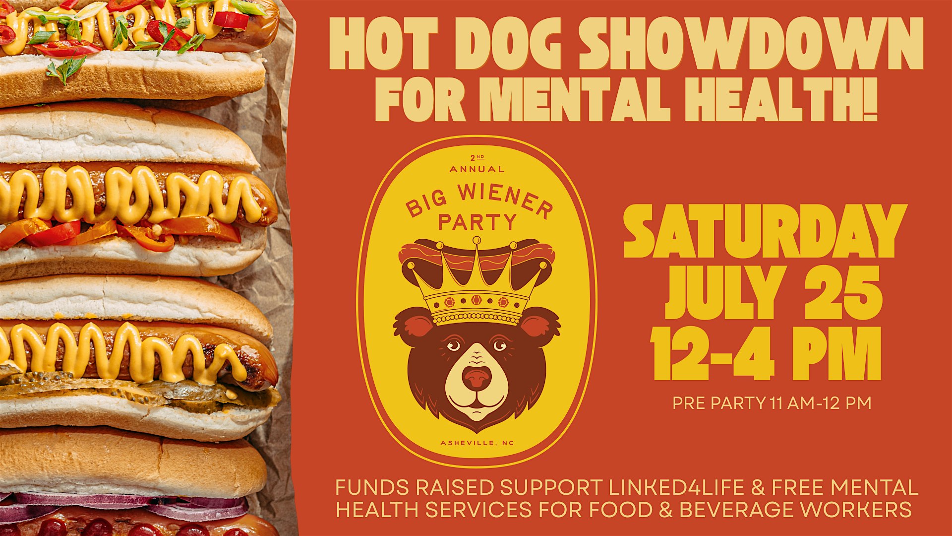 THE BIG WIENER PARTY 2026 at Bear’s Smokehouse Barbecue – Asheville, NC