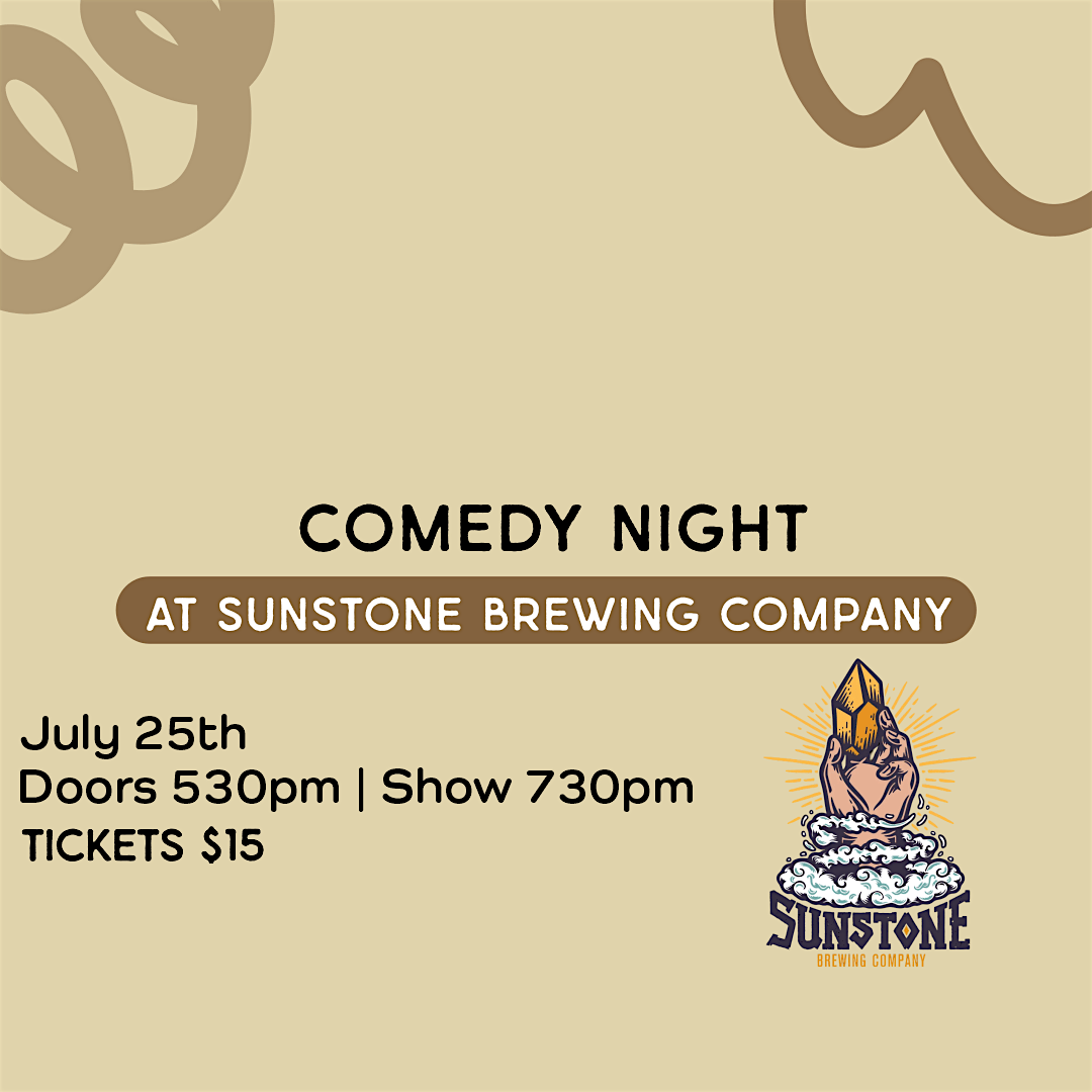 Copy of Comedy Night @ Sunstone Brewing Company at Sunstone Brewing Company – Londonderry, NH