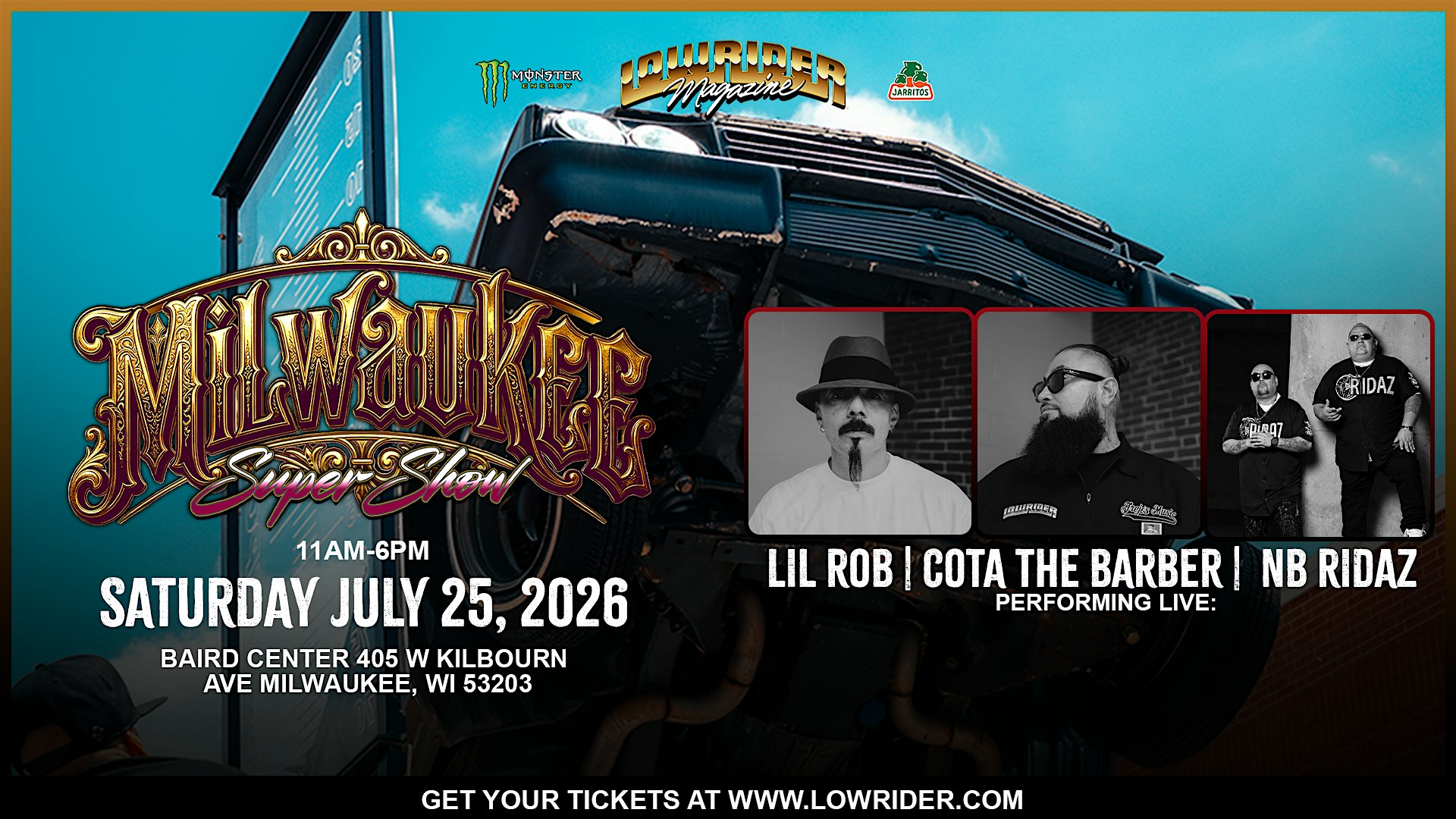 Milwaukee Lowrider Super Show at 405 W Kilbourn Ave – Milwaukee, WI