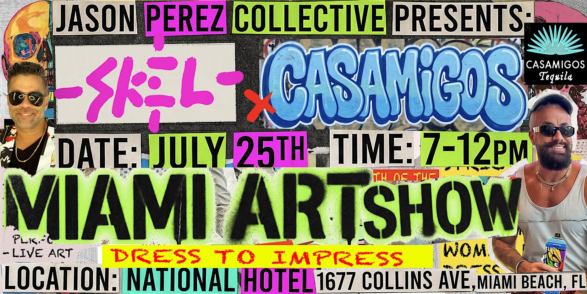 ARTSHOW CASAMIGOS X -SKEL- at National Hotel – Miami Beach, FL