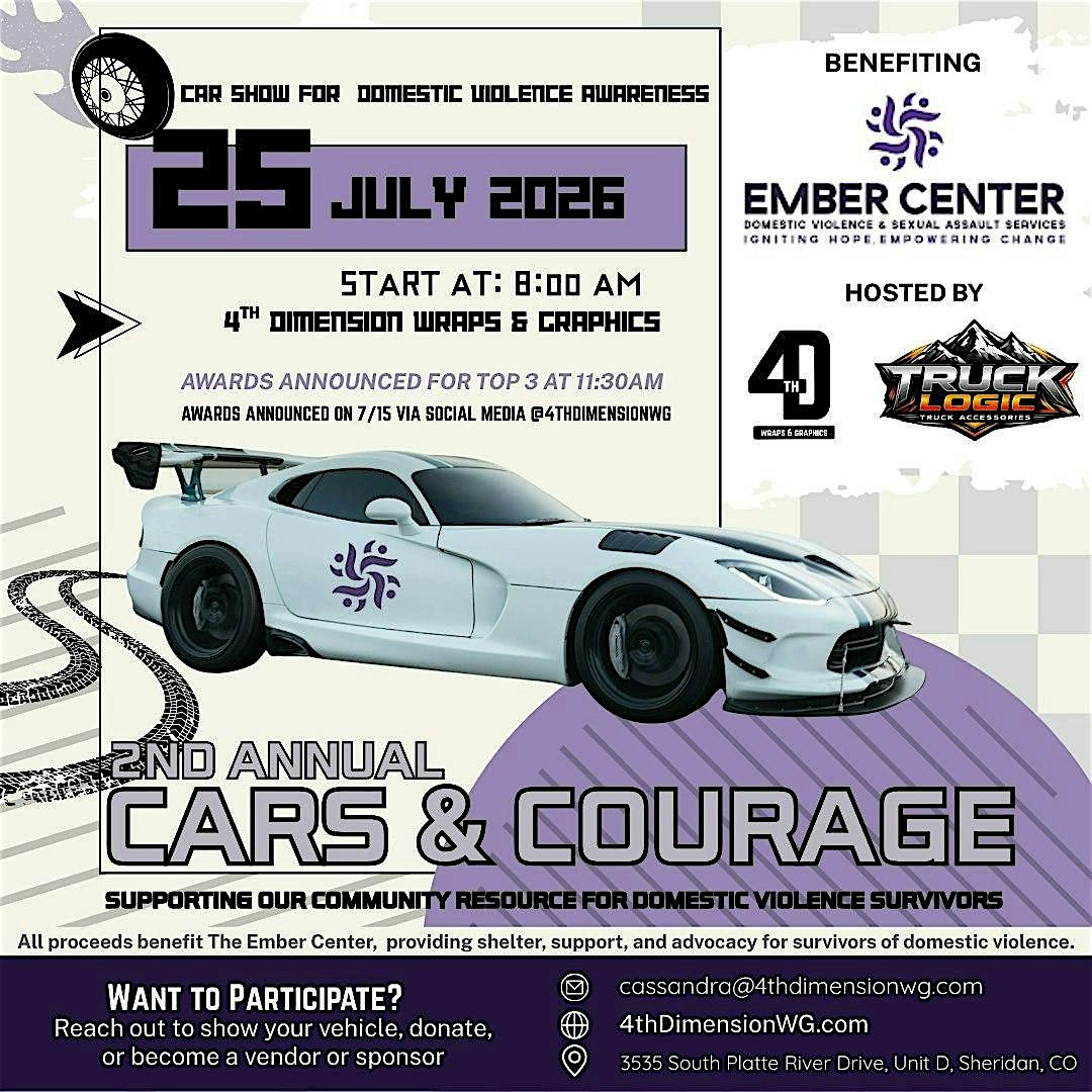 Cars & Courage Car Show at 4th Dimension Wraps and Graphics – Sheridan, CO