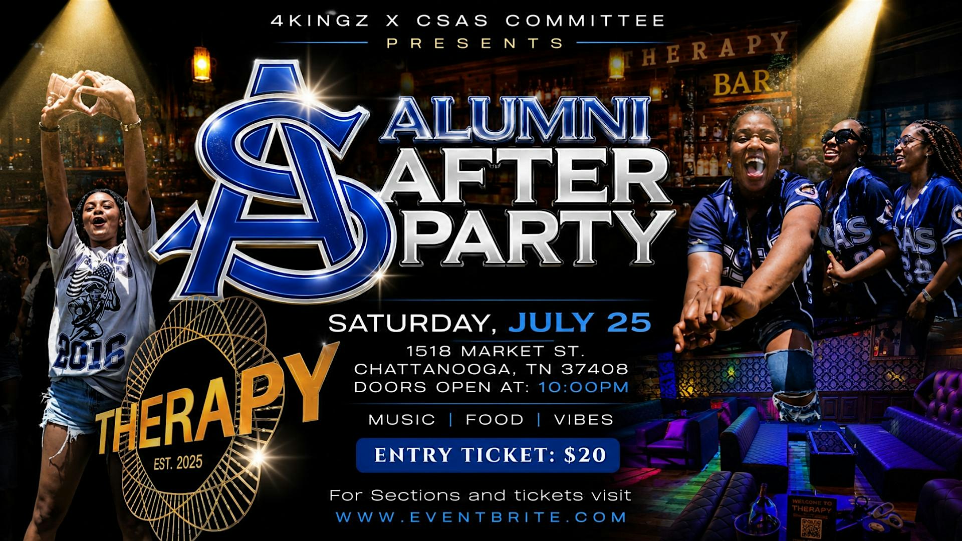CSAS Alumni Afterparty at THERAPY at THERAPY – Chattanooga, TN