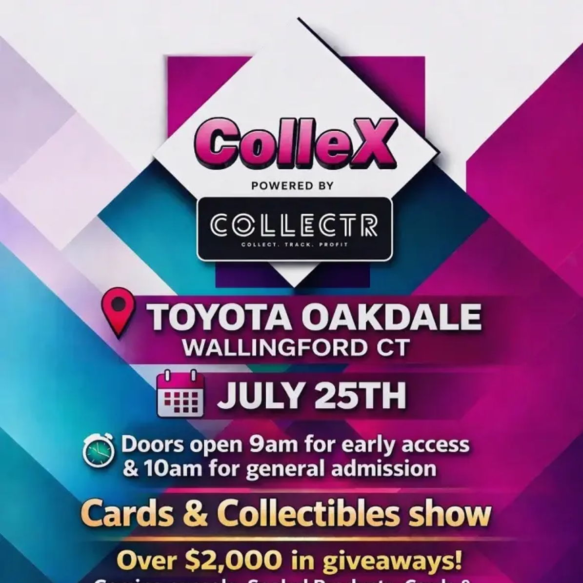 ColleX Cards & Collectibles Show at – Wallingford, CT