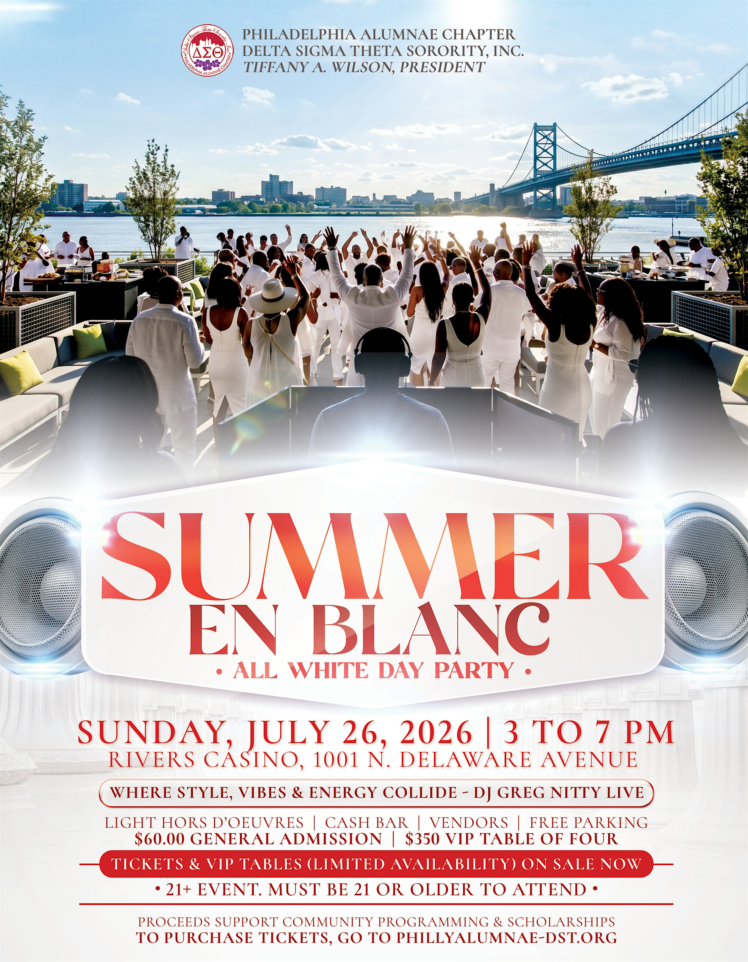 Summer En Blanc: The All White Party at Rivers Casino Philadelphia – Philadelphia, PA