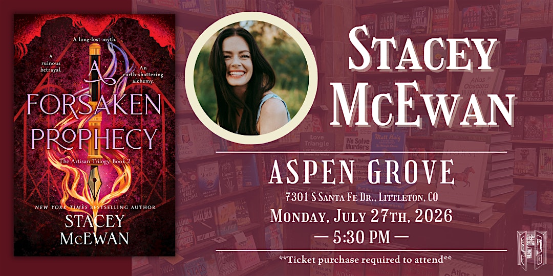 Stacey McEwan Live at Tattered Cover Aspen Grove at Tattered Cover Aspen Grove – Littleton, CO