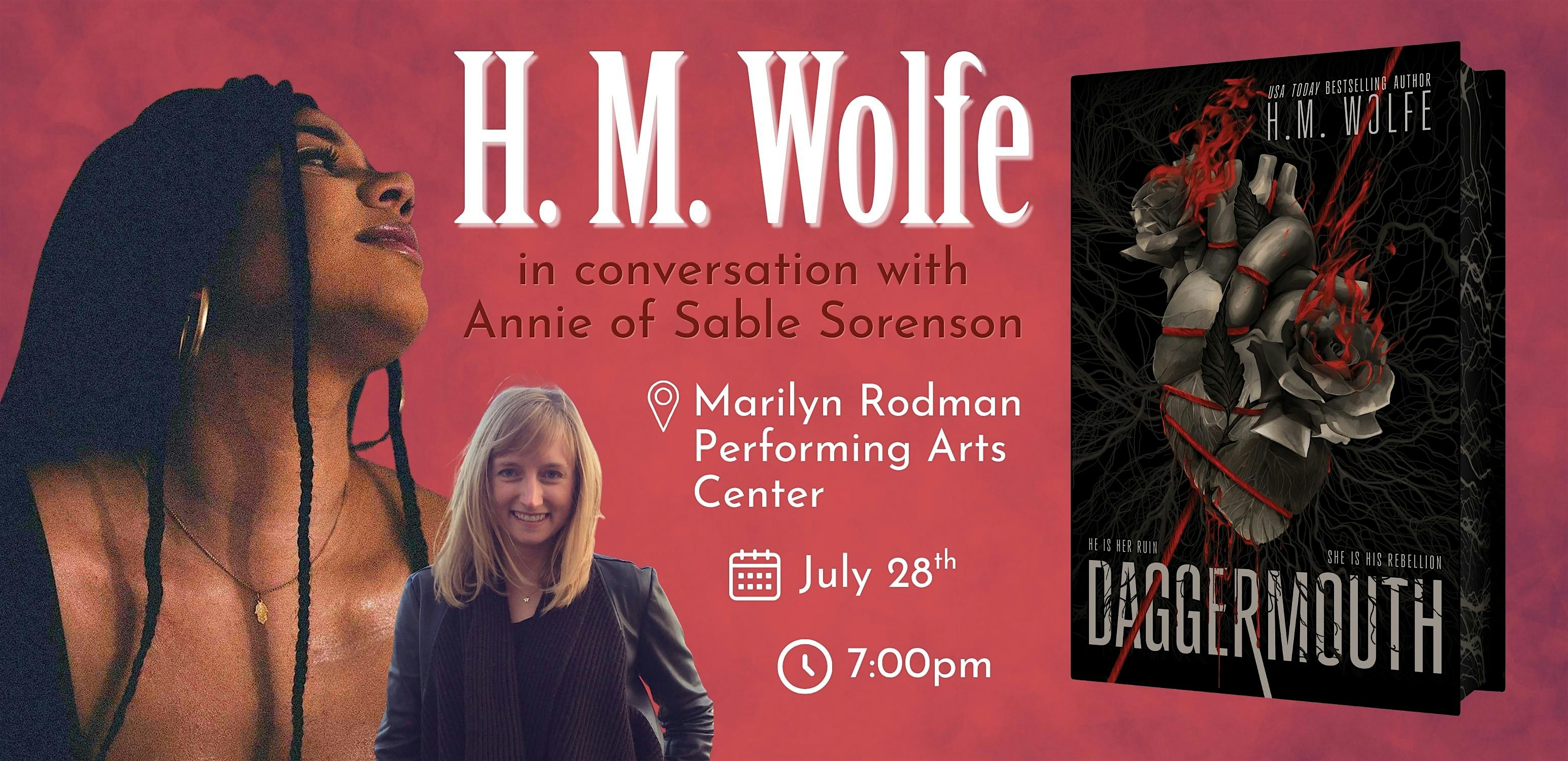 OFFSITE: H. M. Wolfe with Sable Sorenson at An Unlikely Story – Plainville, MA