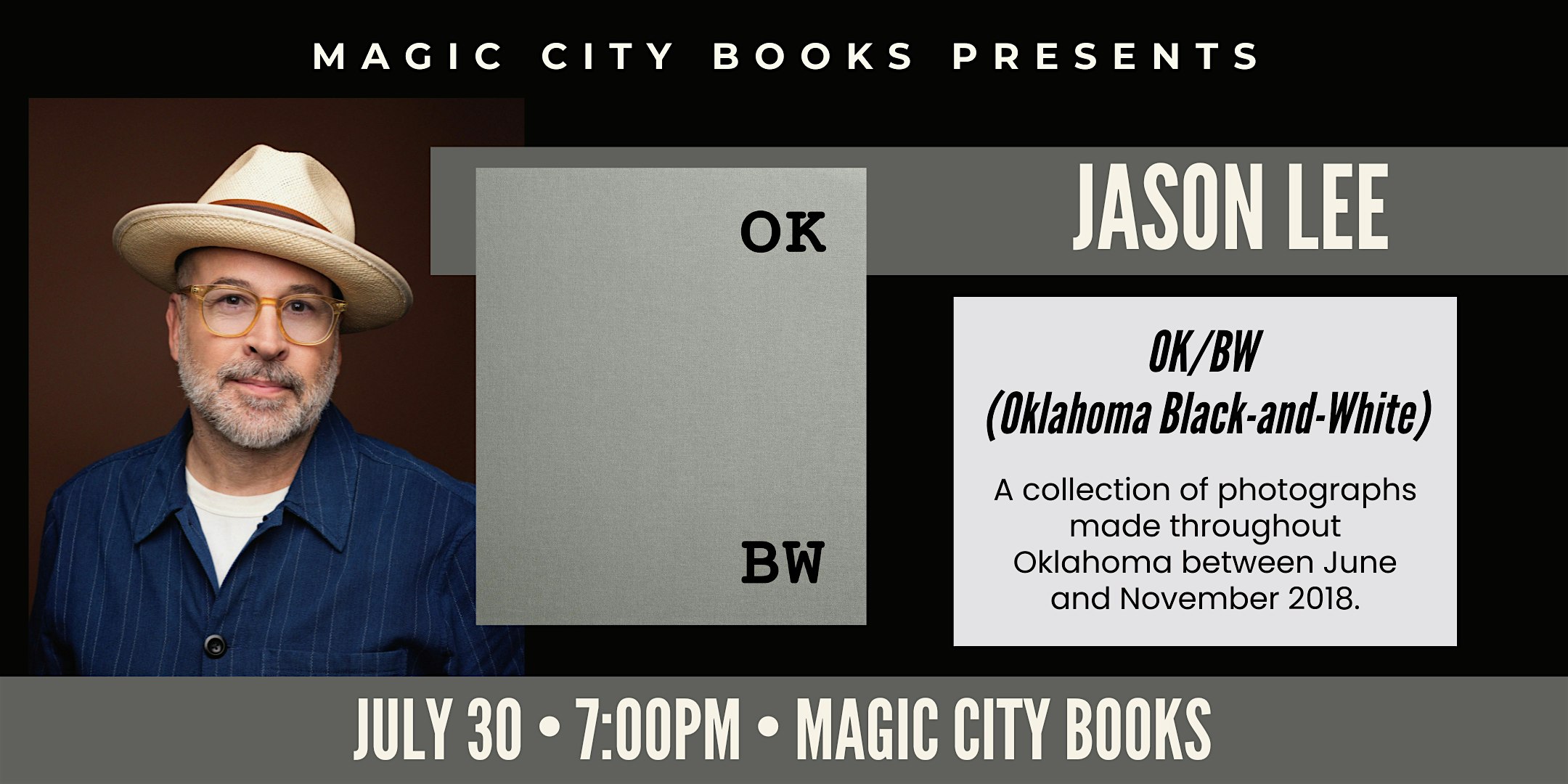 An Evening With Jason Lee at Magic City Books – Tulsa, OK