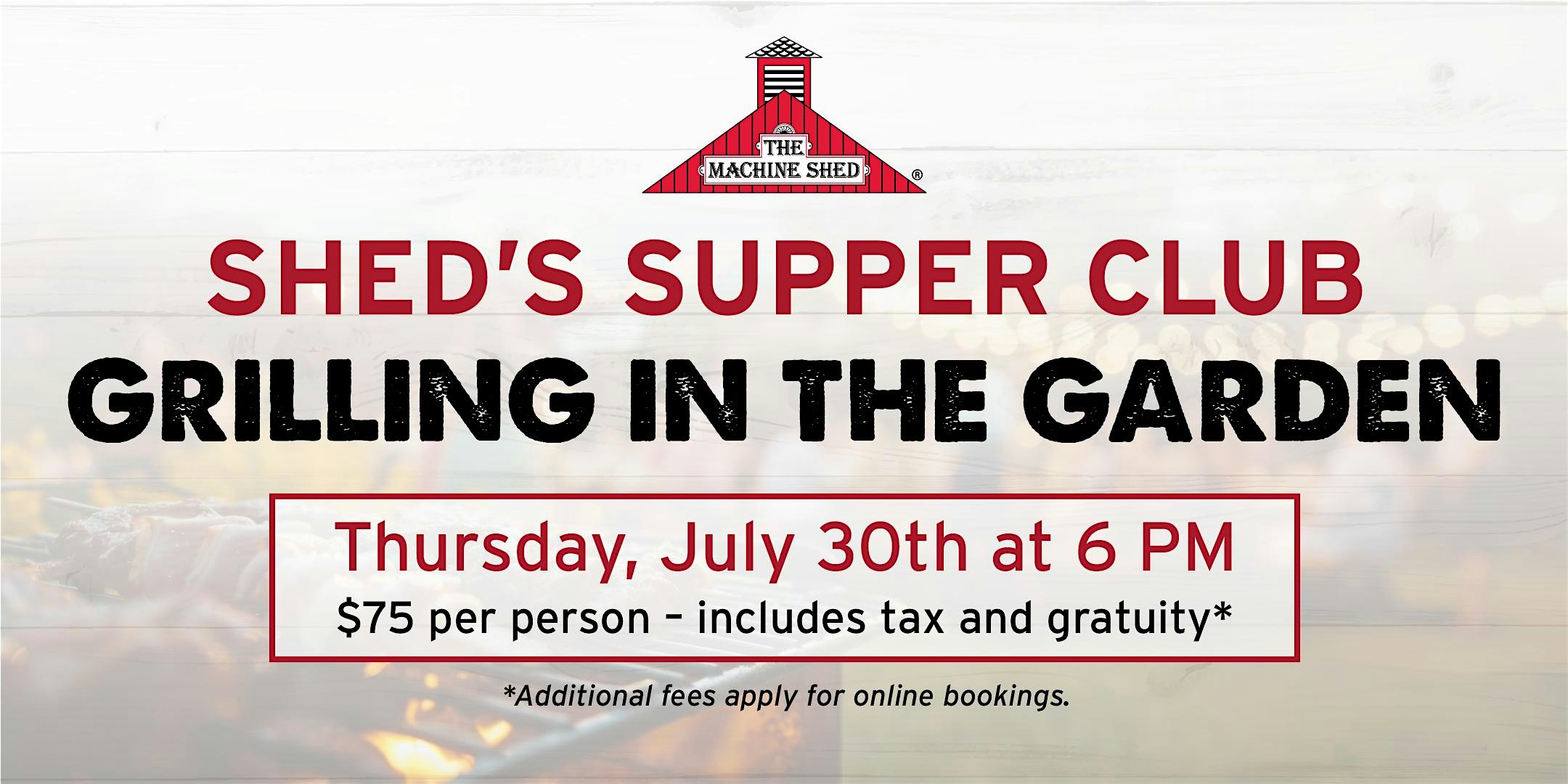 Machine Shed Supper Club – Grilling in the Garden at Machine Shed Restaurant Urbandale – Urbandale, IA