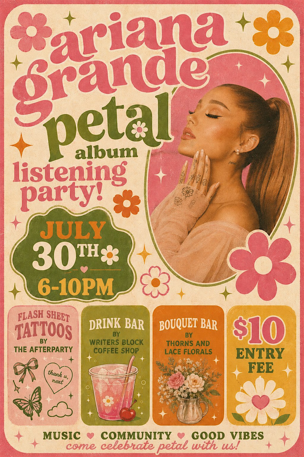 Ariana Grande Petals Listening Party at Good Company – Phoenix, AZ